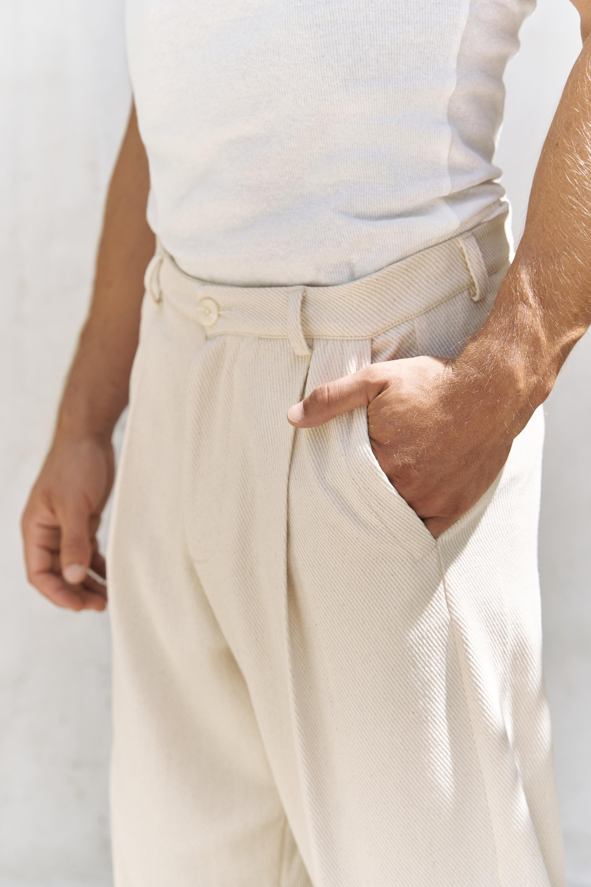 Ayyubay Naturel Pileli Erkek Pantolon