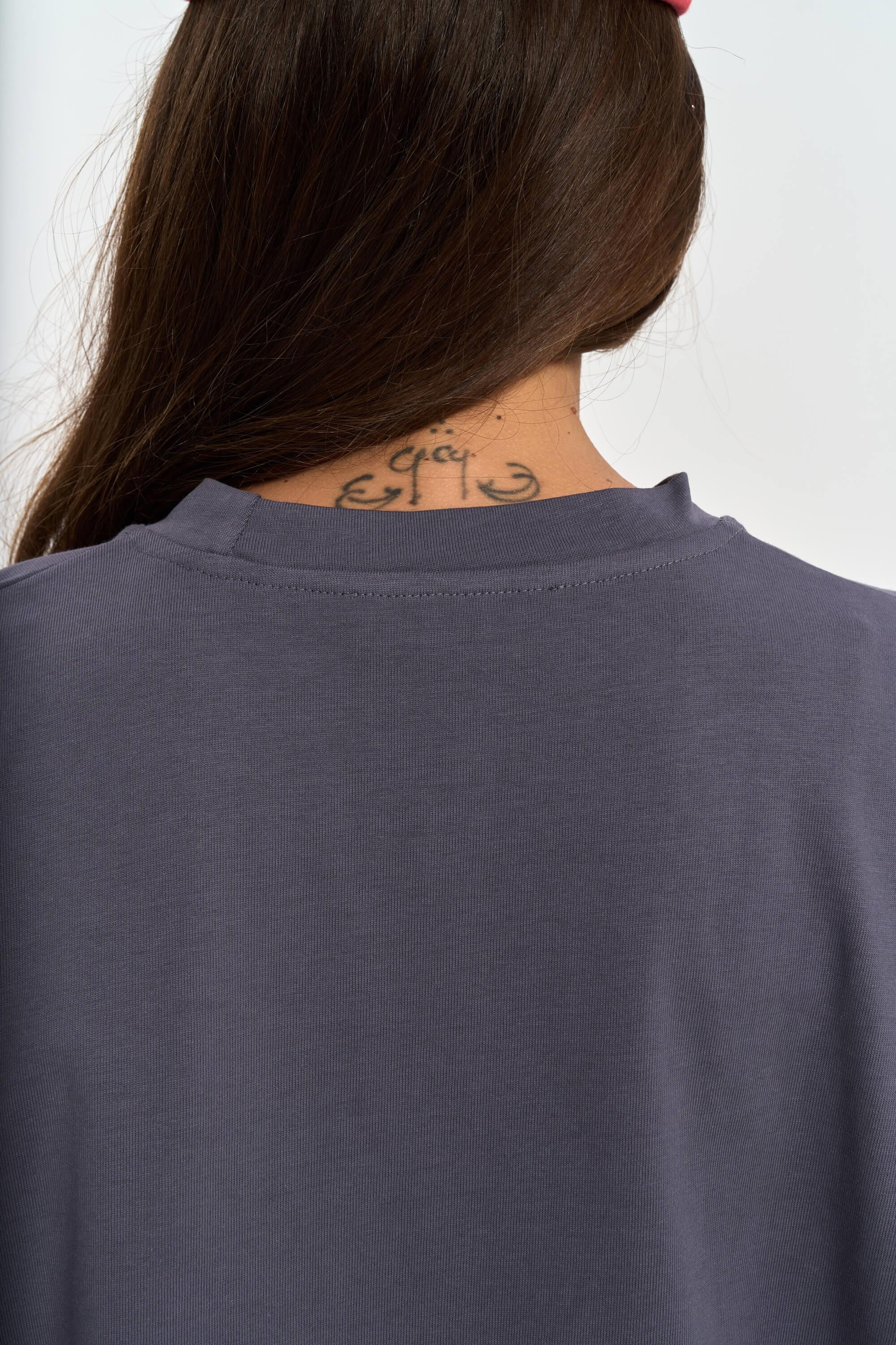 Baddie Oversize Füme T-Shirt 