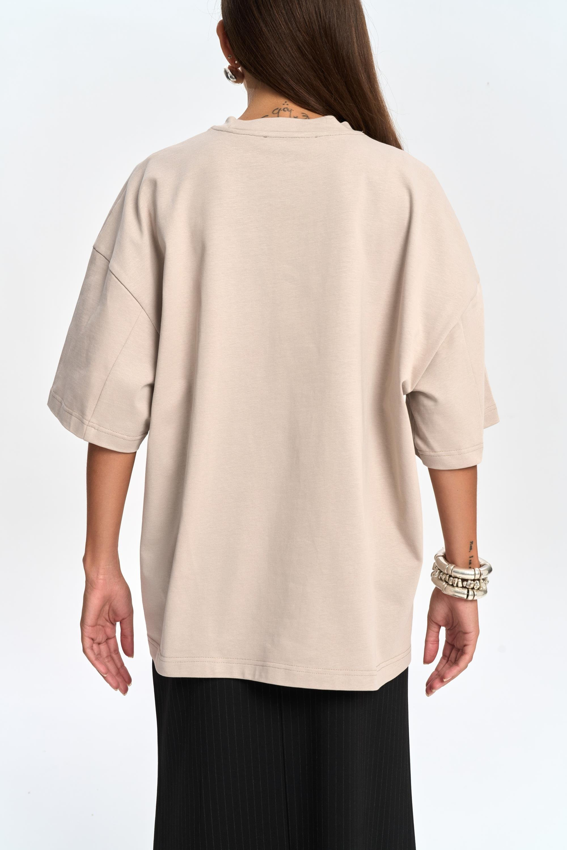 Baddie Oversize Taş T-Shirt