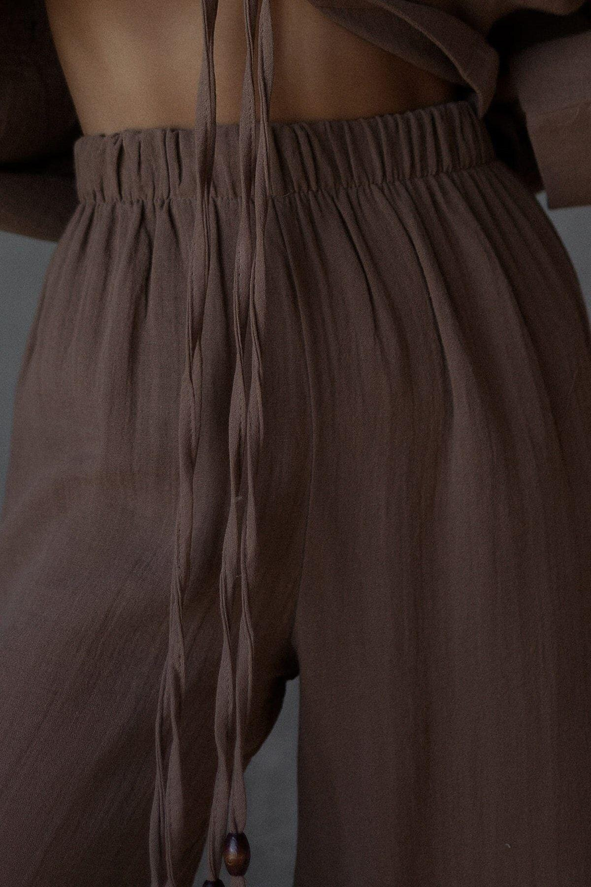 Bohemai Bali Brown Muslin Set