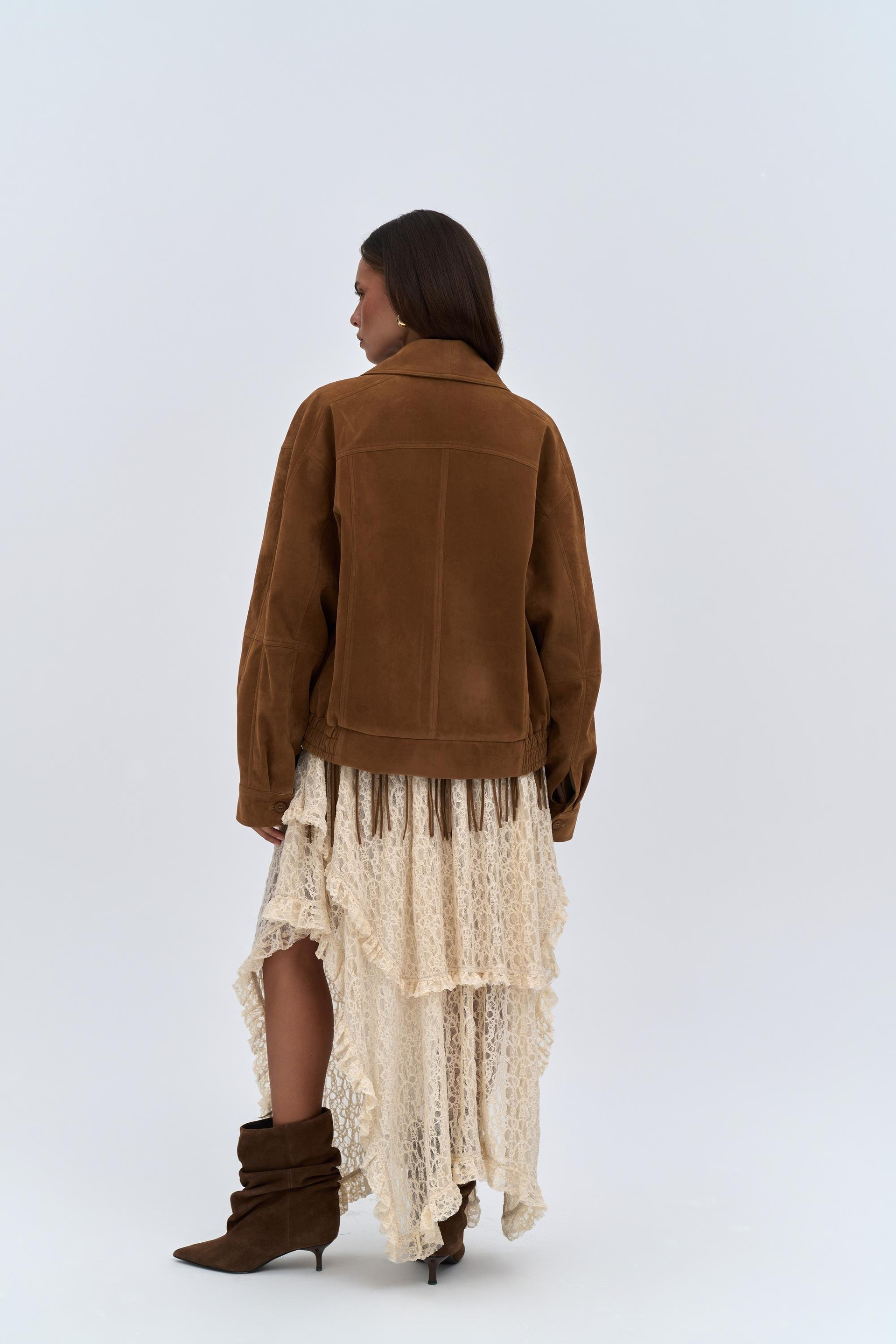 Bandera Camel Unisex Bomber Ceket