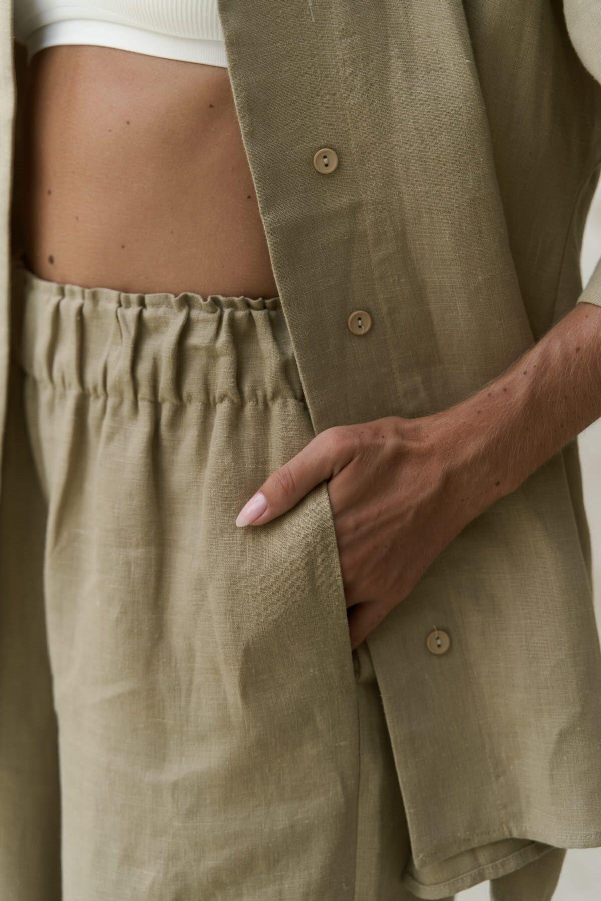 Baron Khaki Shirt & Pants Set 