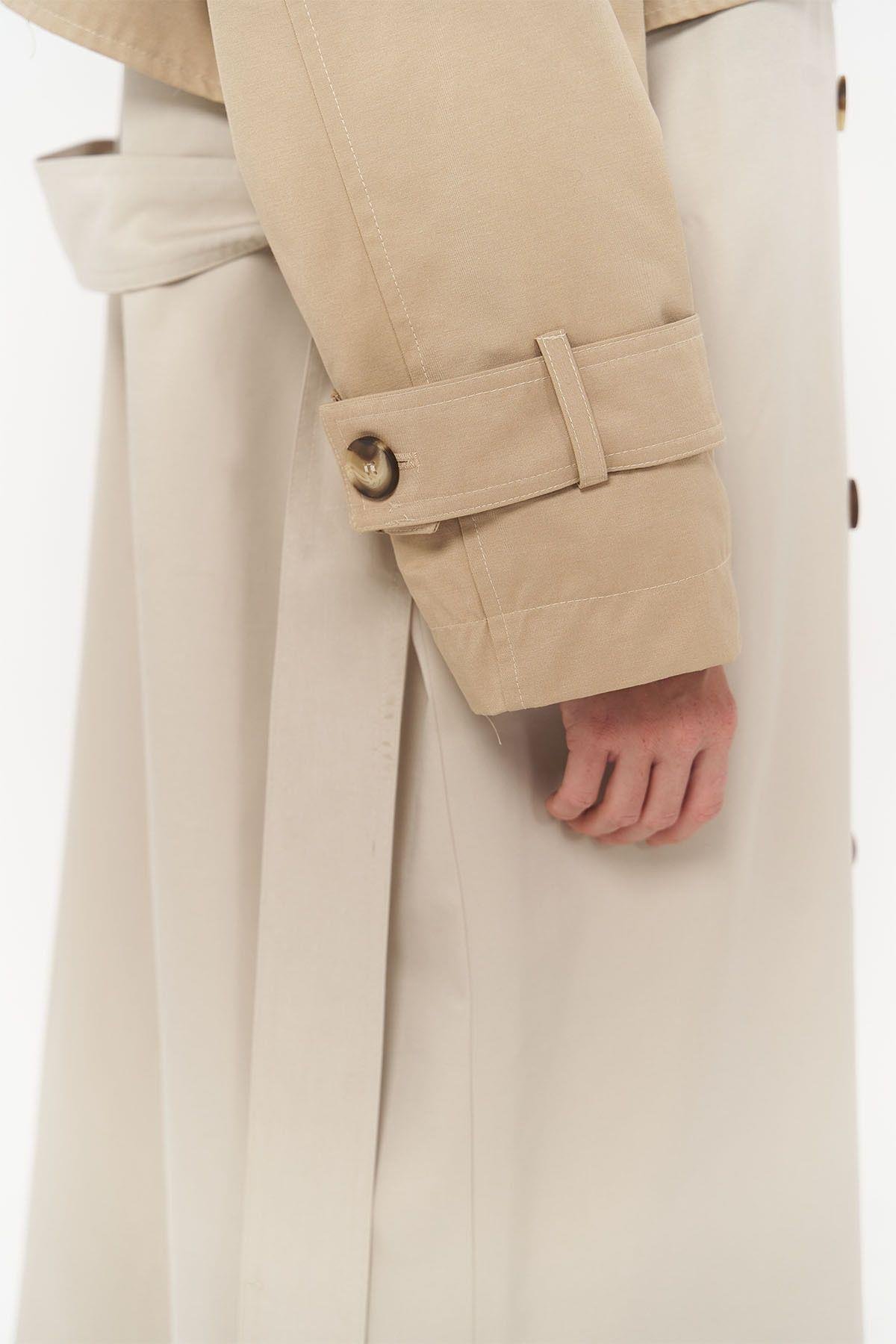 Bellamy Light Brown Beige Trench Coat