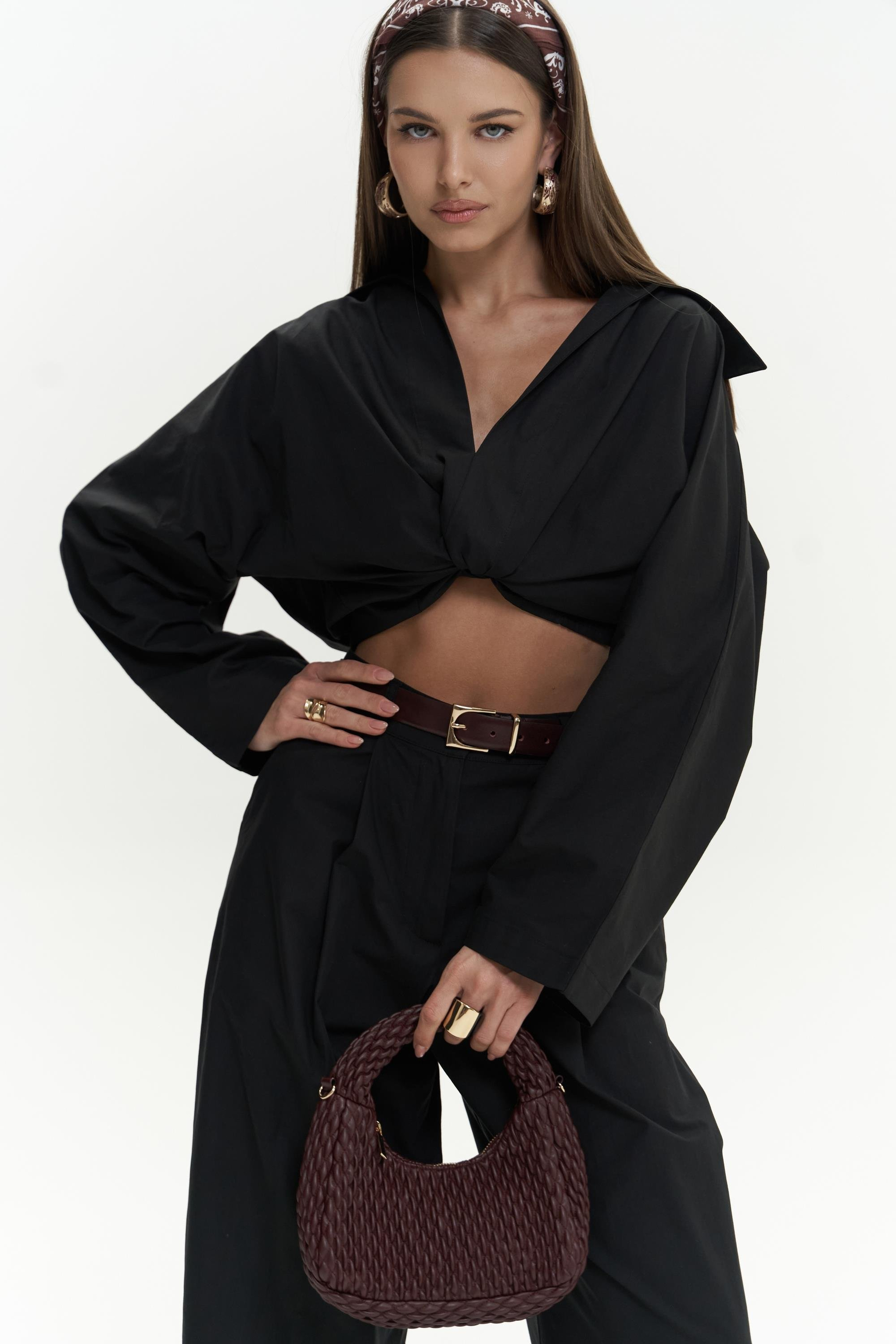 Blenham Siyah Gömlek Pantolon Takım