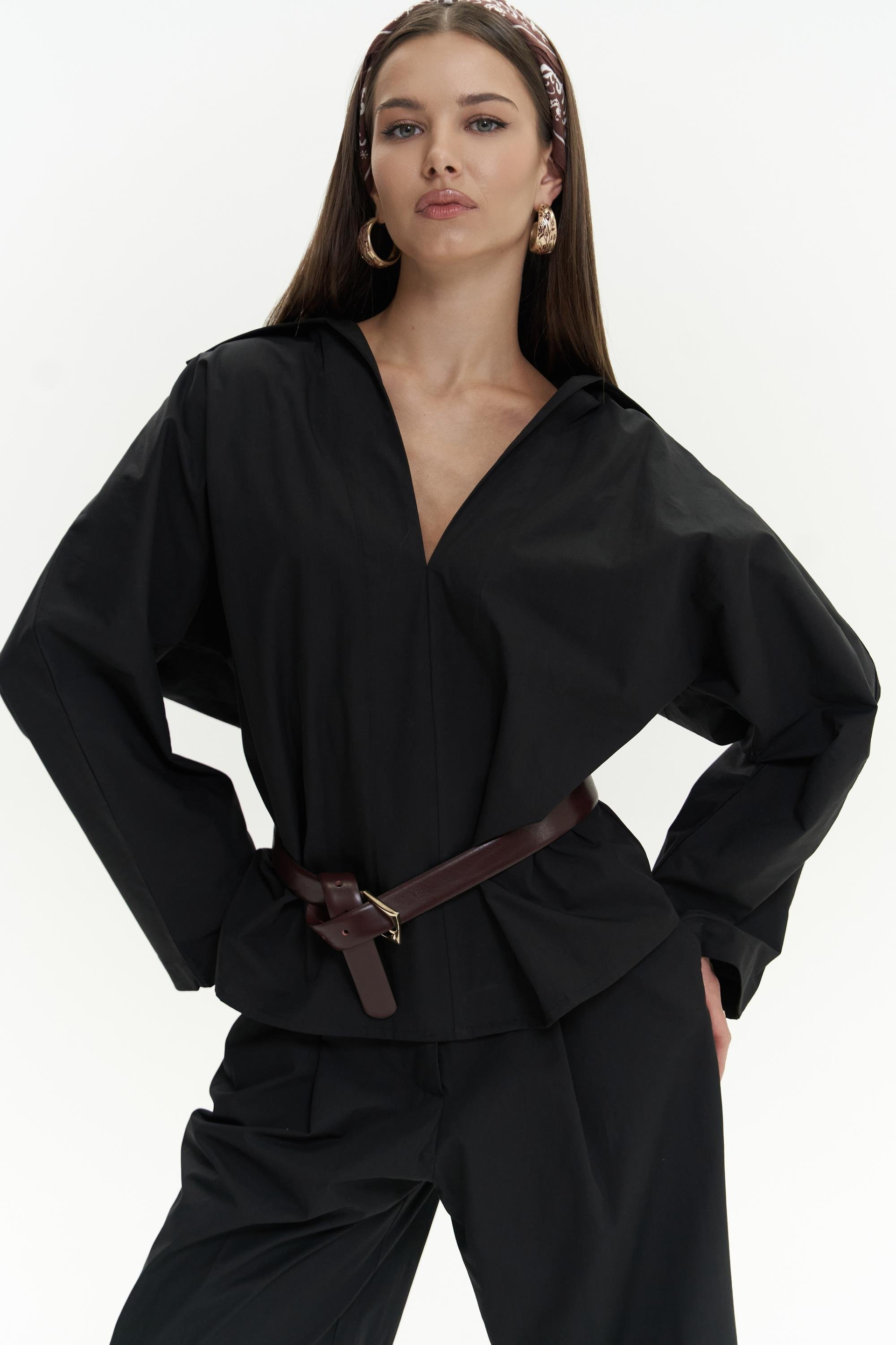 Blenham Siyah Gömlek Pantolon Takım