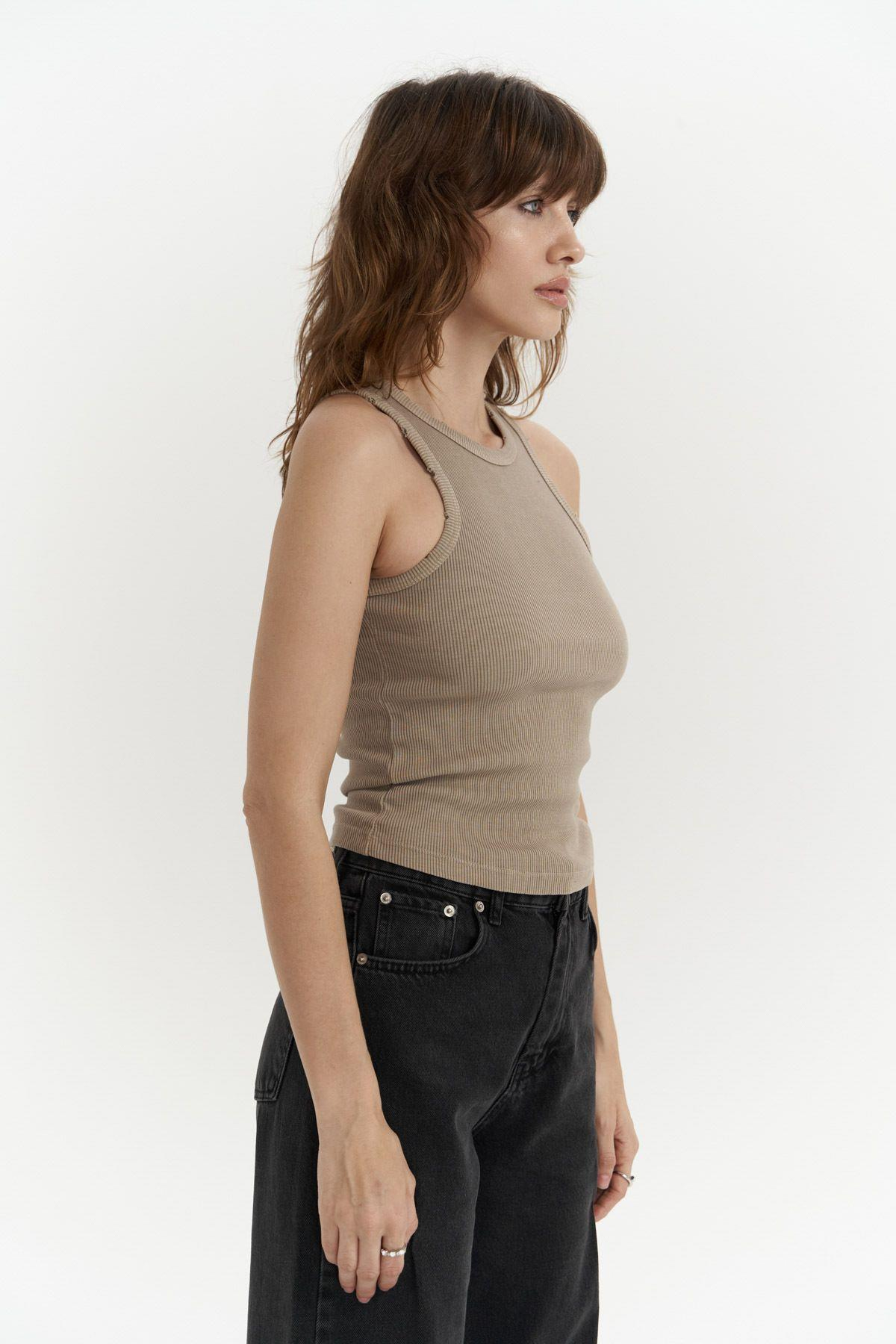 Bone Khaki Crop