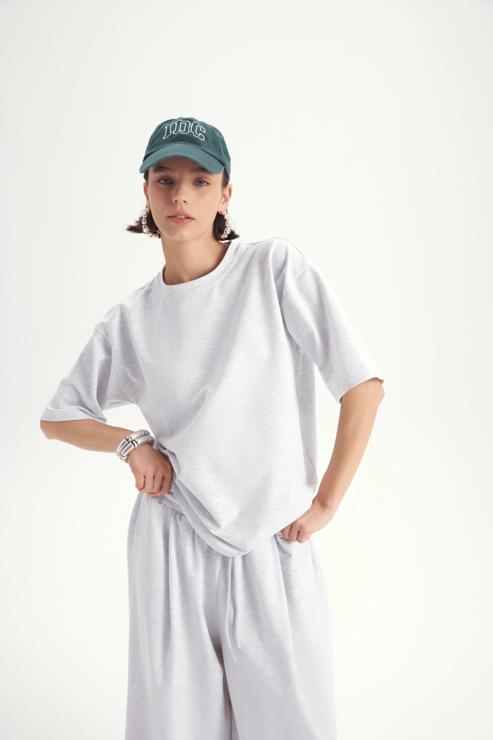 Bruges Oversize Karmelanj T-Shirt Eşofman Takım
