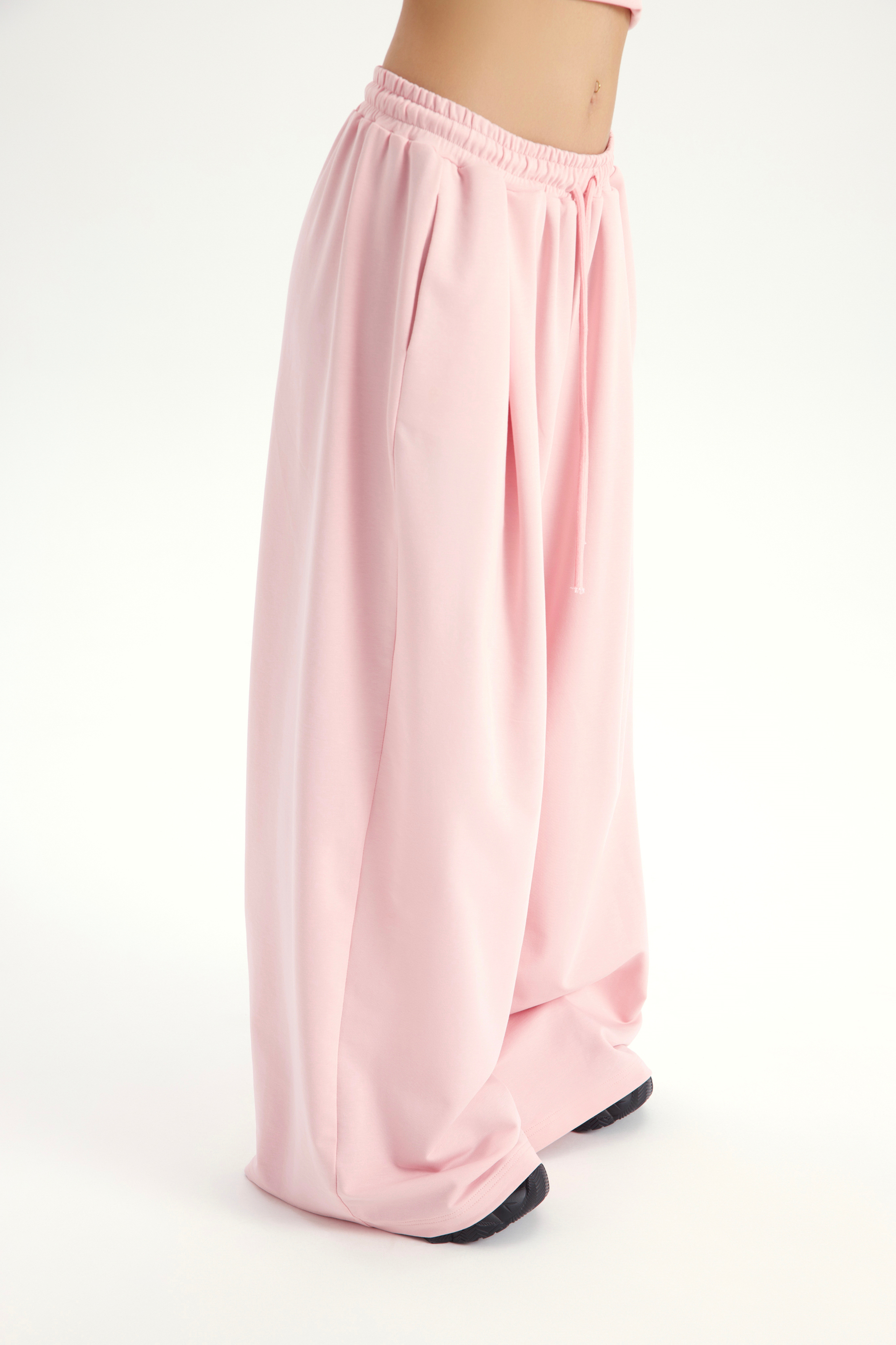 Bruges Oversize Pembe T-Shirt Eşofman Takım