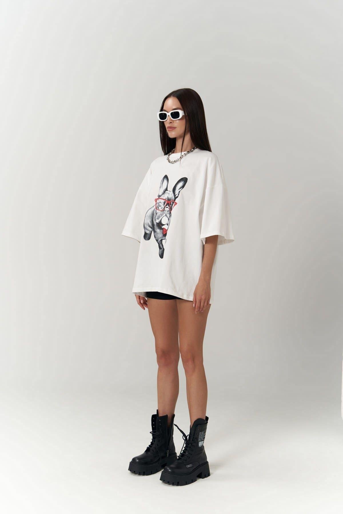 Buffy White Oversize T-shirt