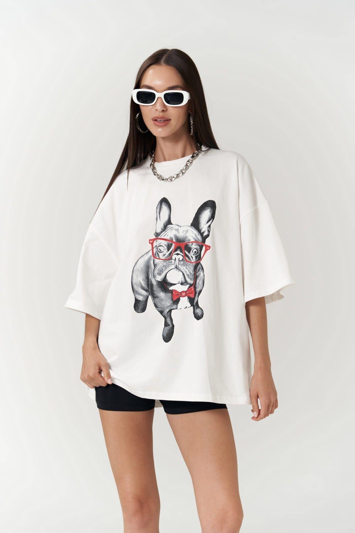 Buffy White Oversize T-shirt