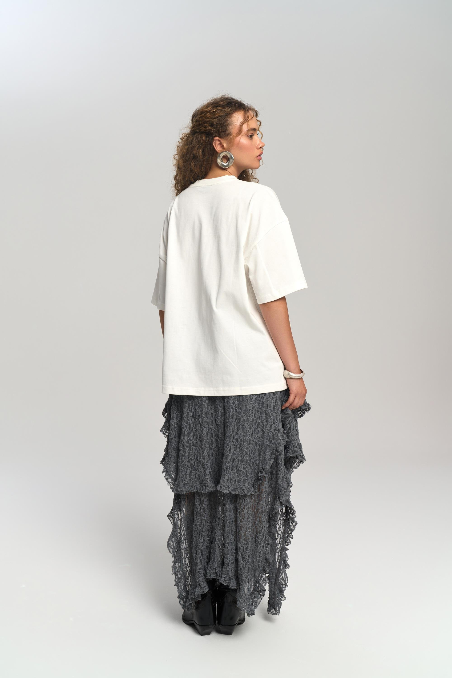 Butter Oversize Beyaz T-Shirt