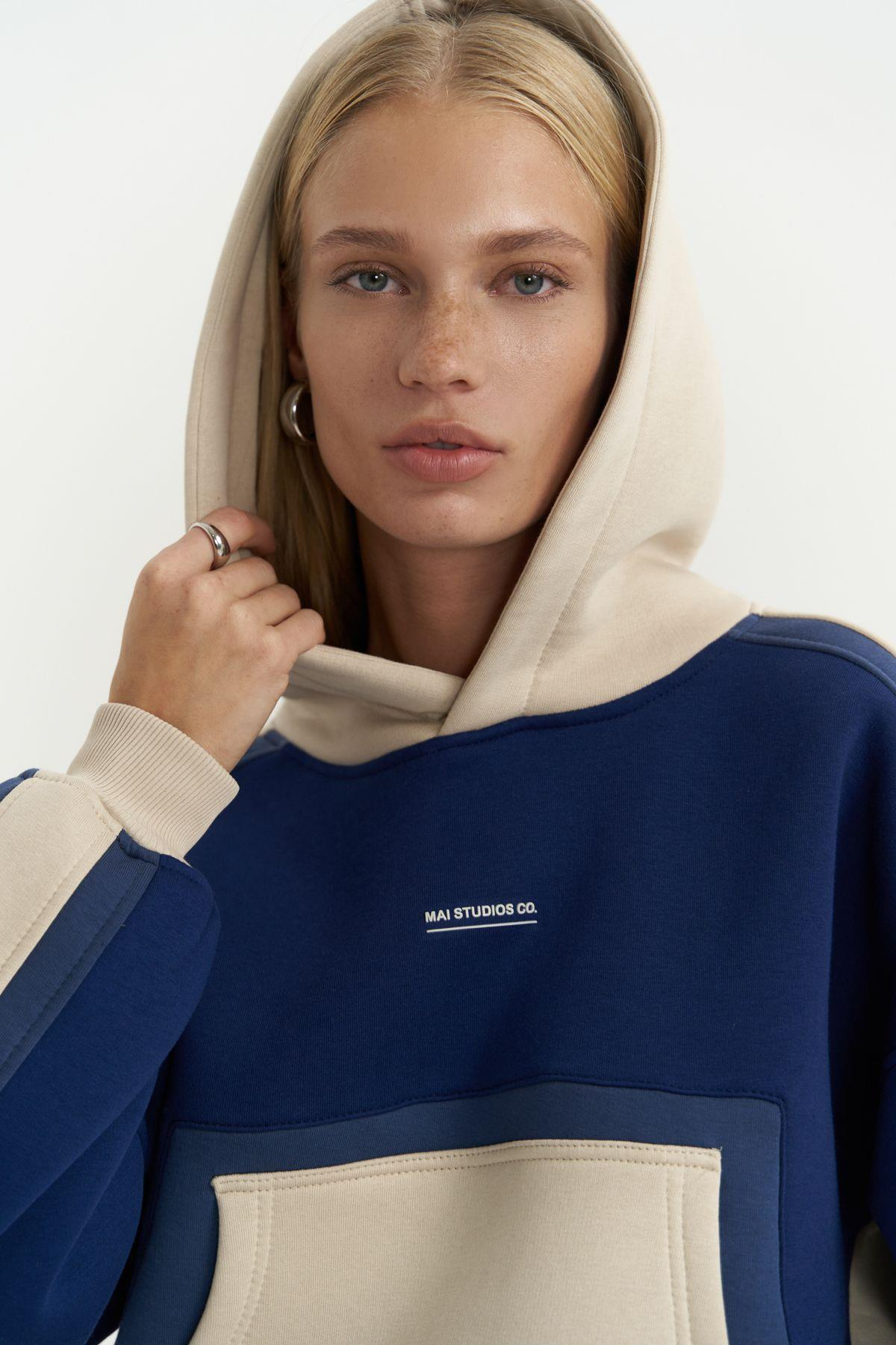 Calix Navy Blue Tracksuit with Contrast Trim