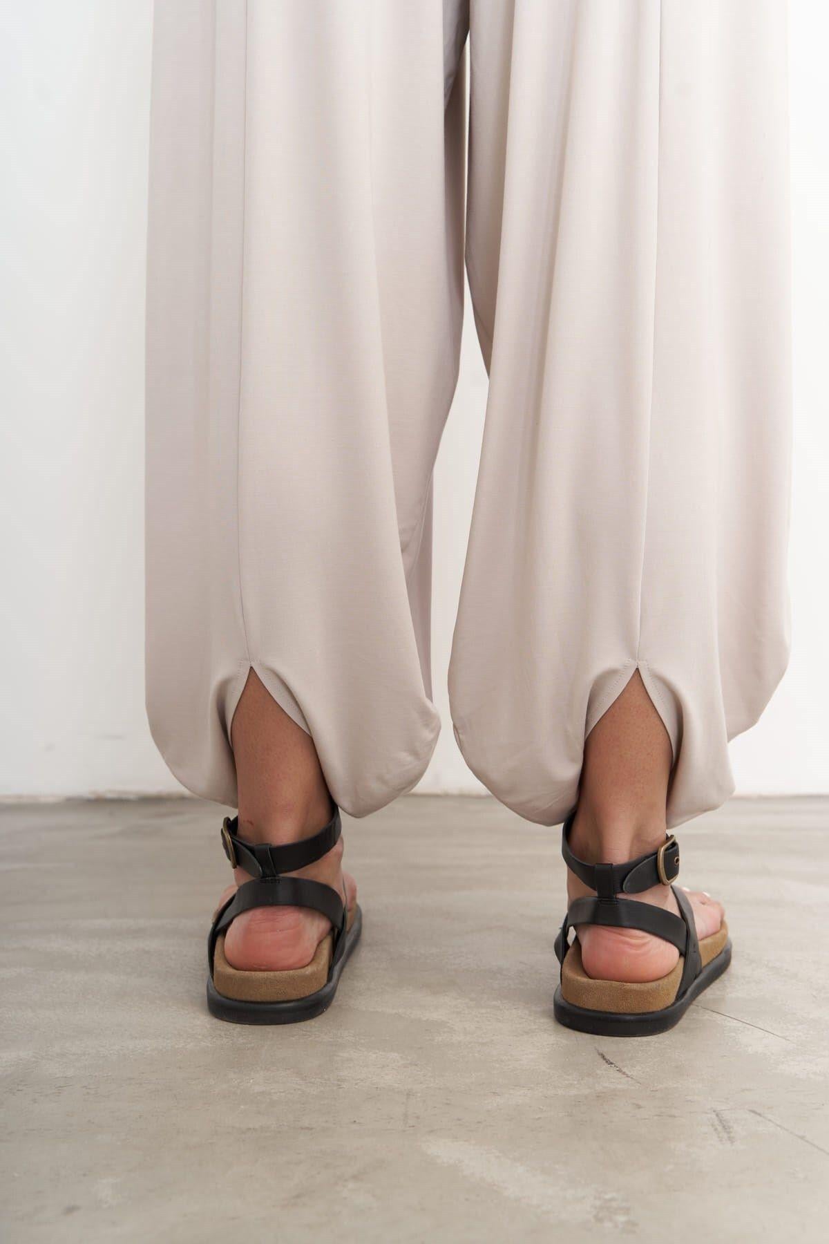Casey Gray Crop & Pants Set