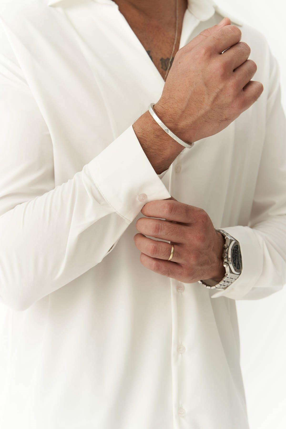 Conroy Men's White Shirt  