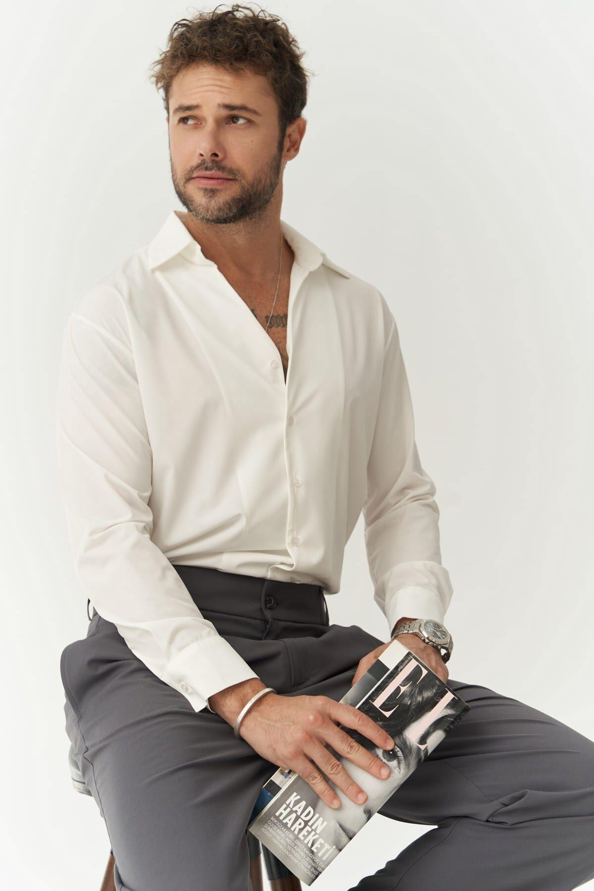 Conroy Men's White Shirt  