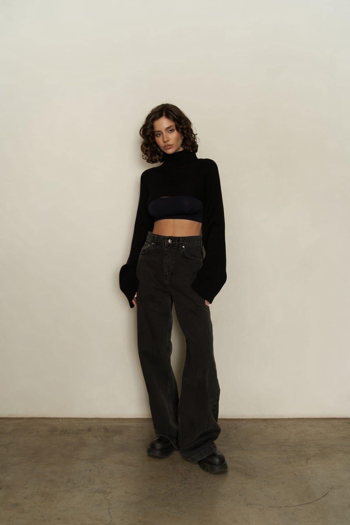 Coperni Black Knit Bolero