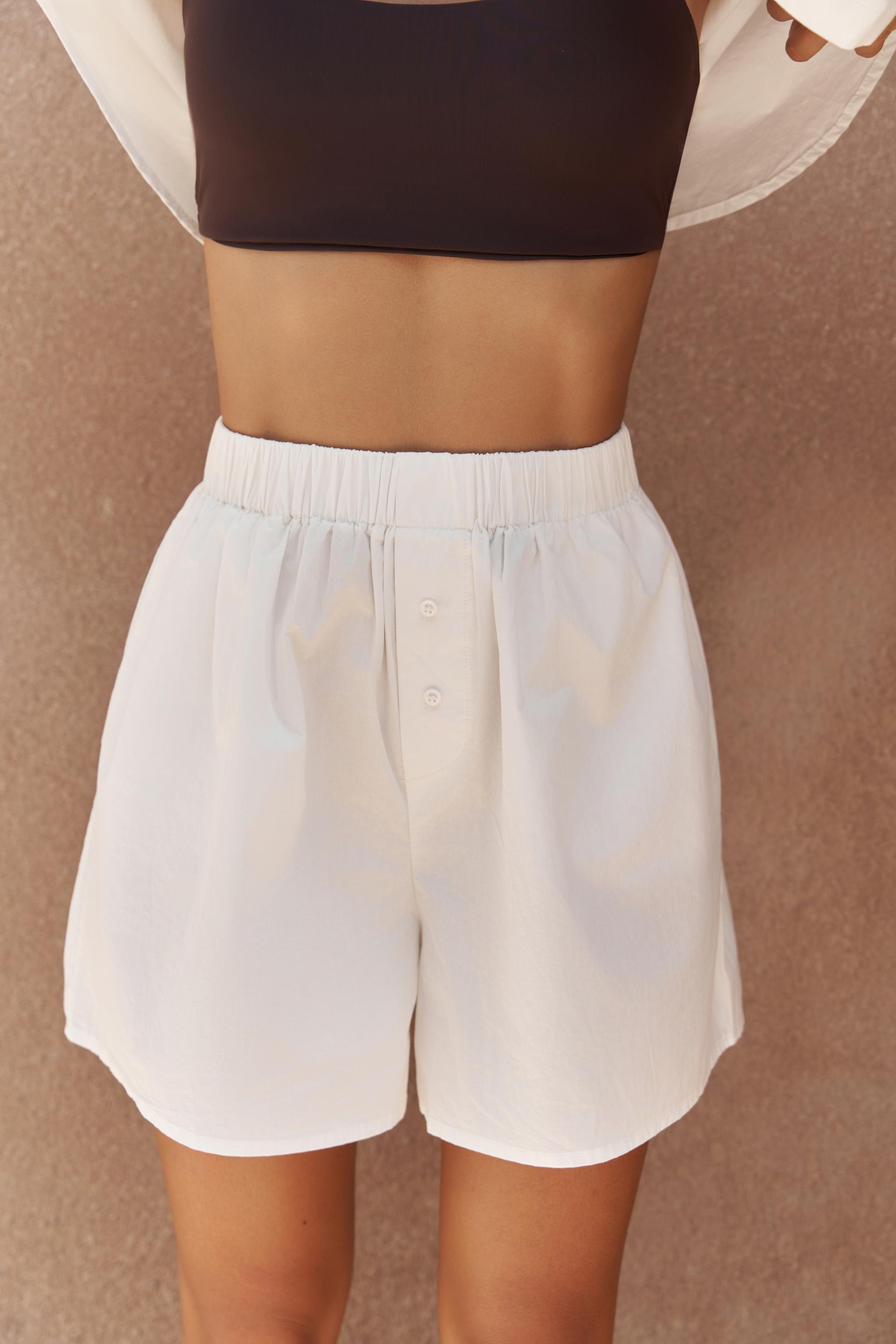 Corfu Ekru Gömlek Şort Takım