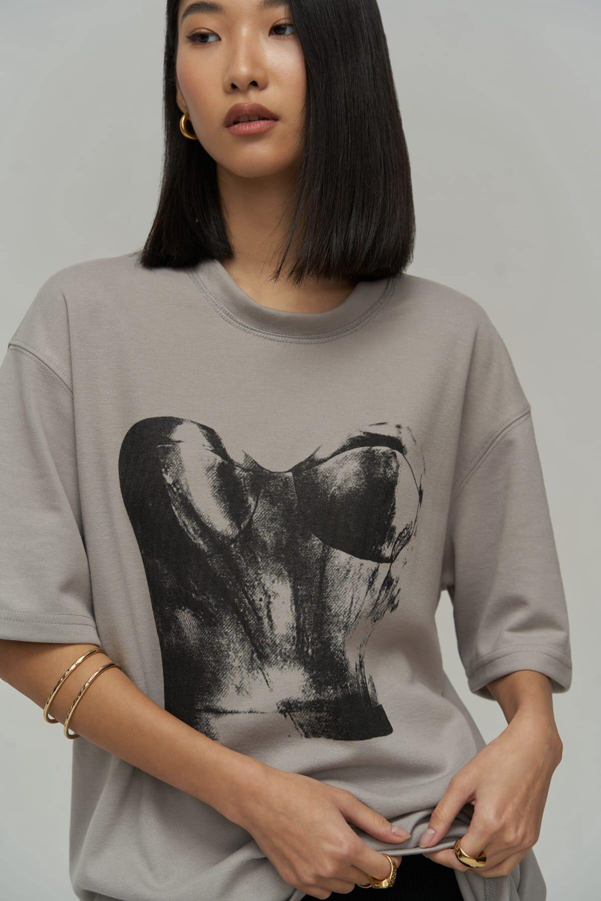 Corset Duman Oversize T-Shirt