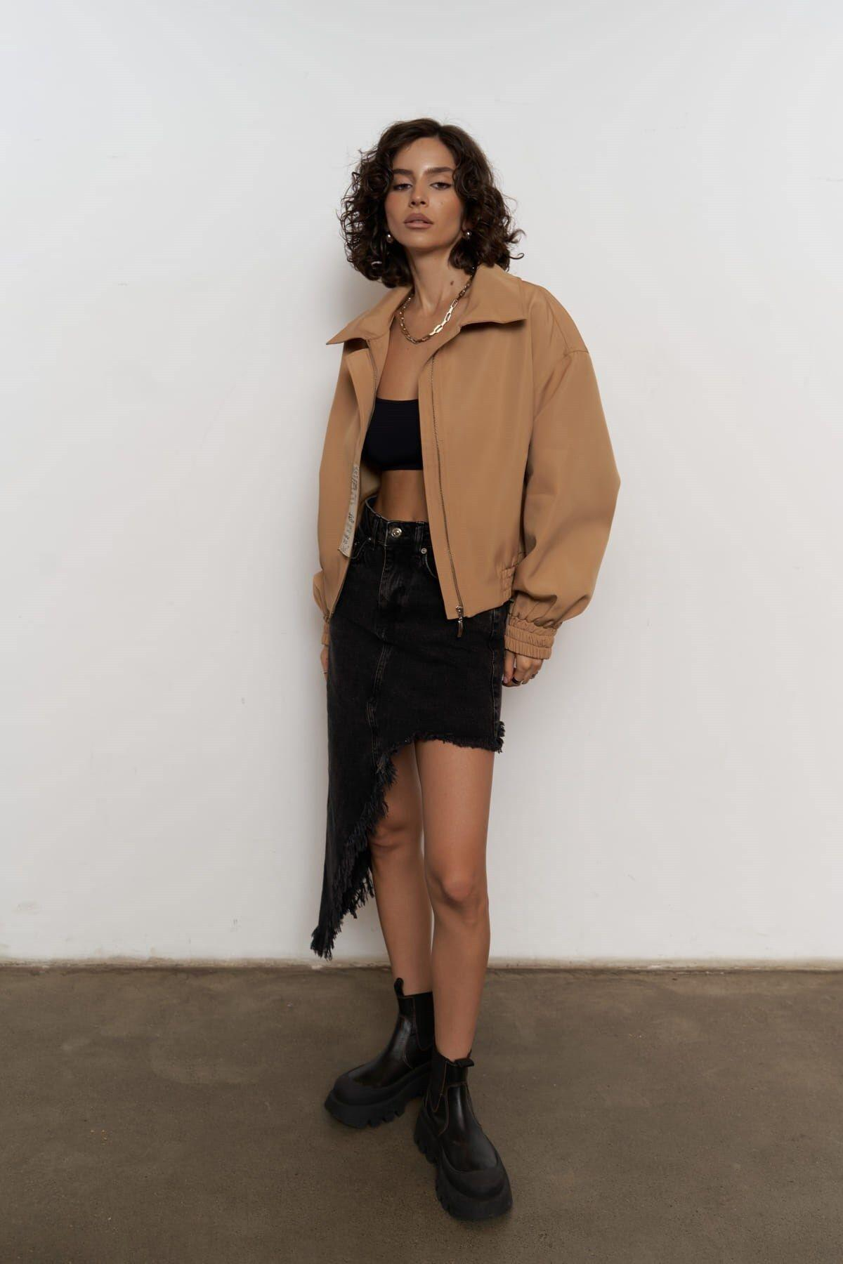 Crown Taba Bomber Ceket