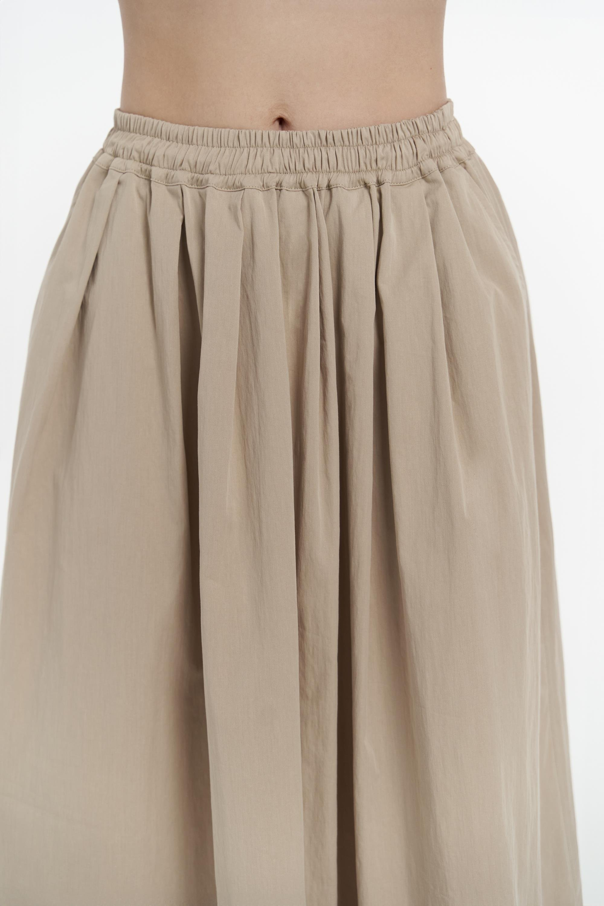 Delos Bej Bluz Etek Takım