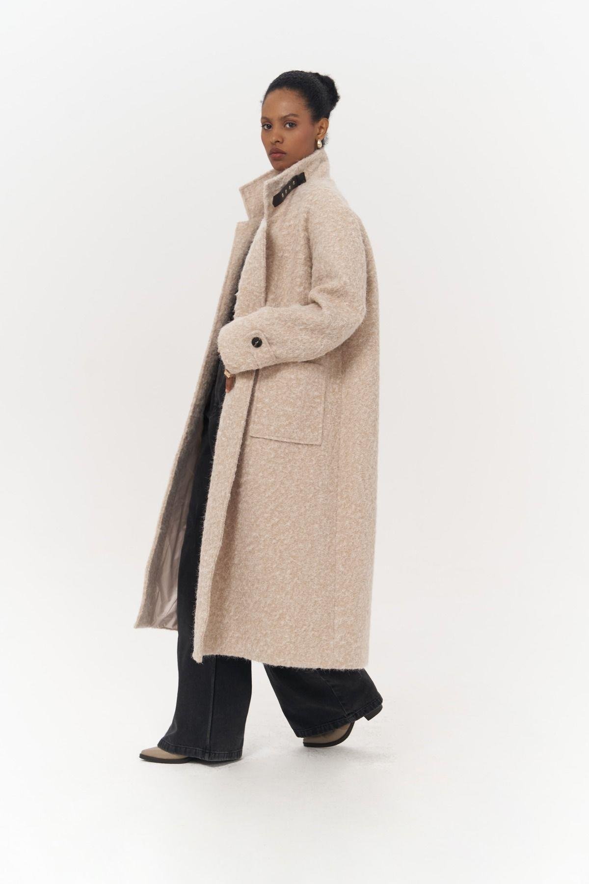 Diana Beige Long Coat