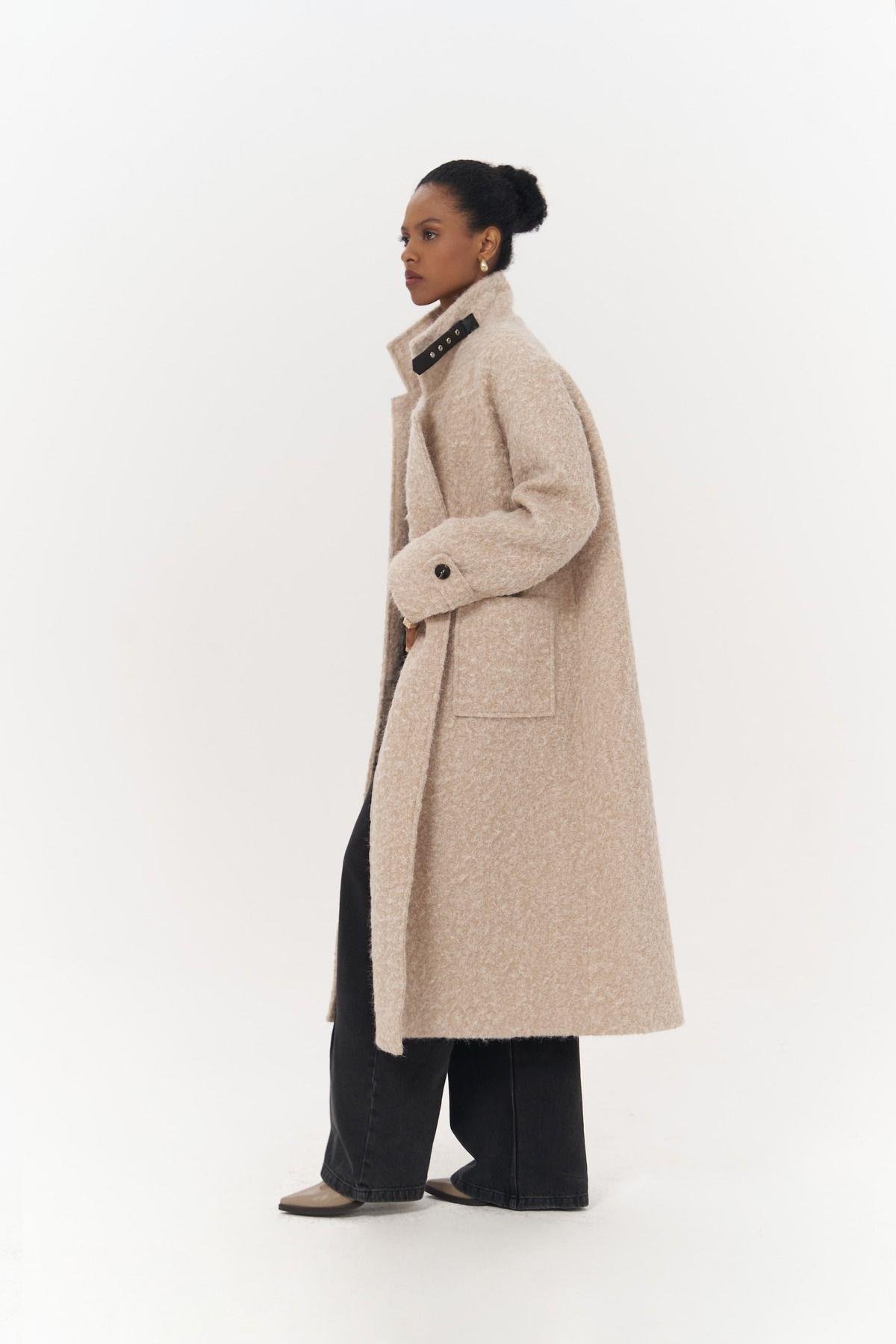 Diana Beige Long Coat