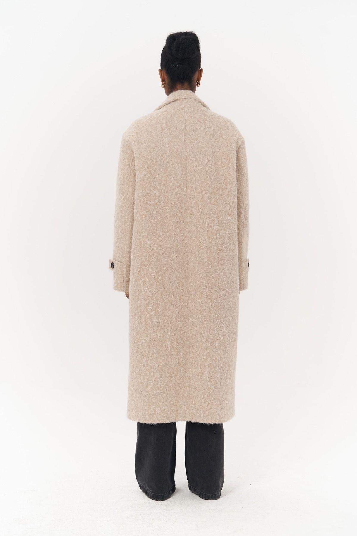 Diana Beige Long Coat
