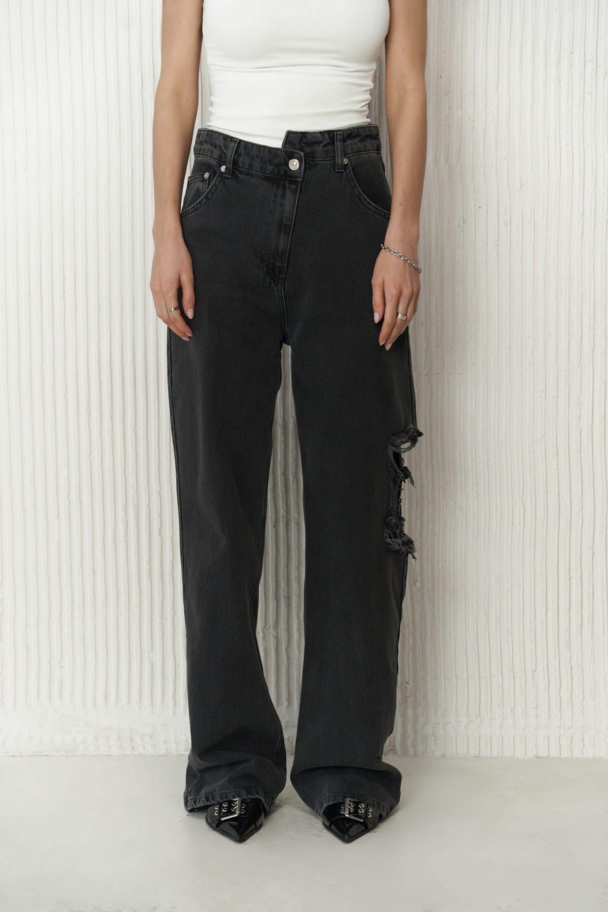 Dita Siyah Jean Pantolon