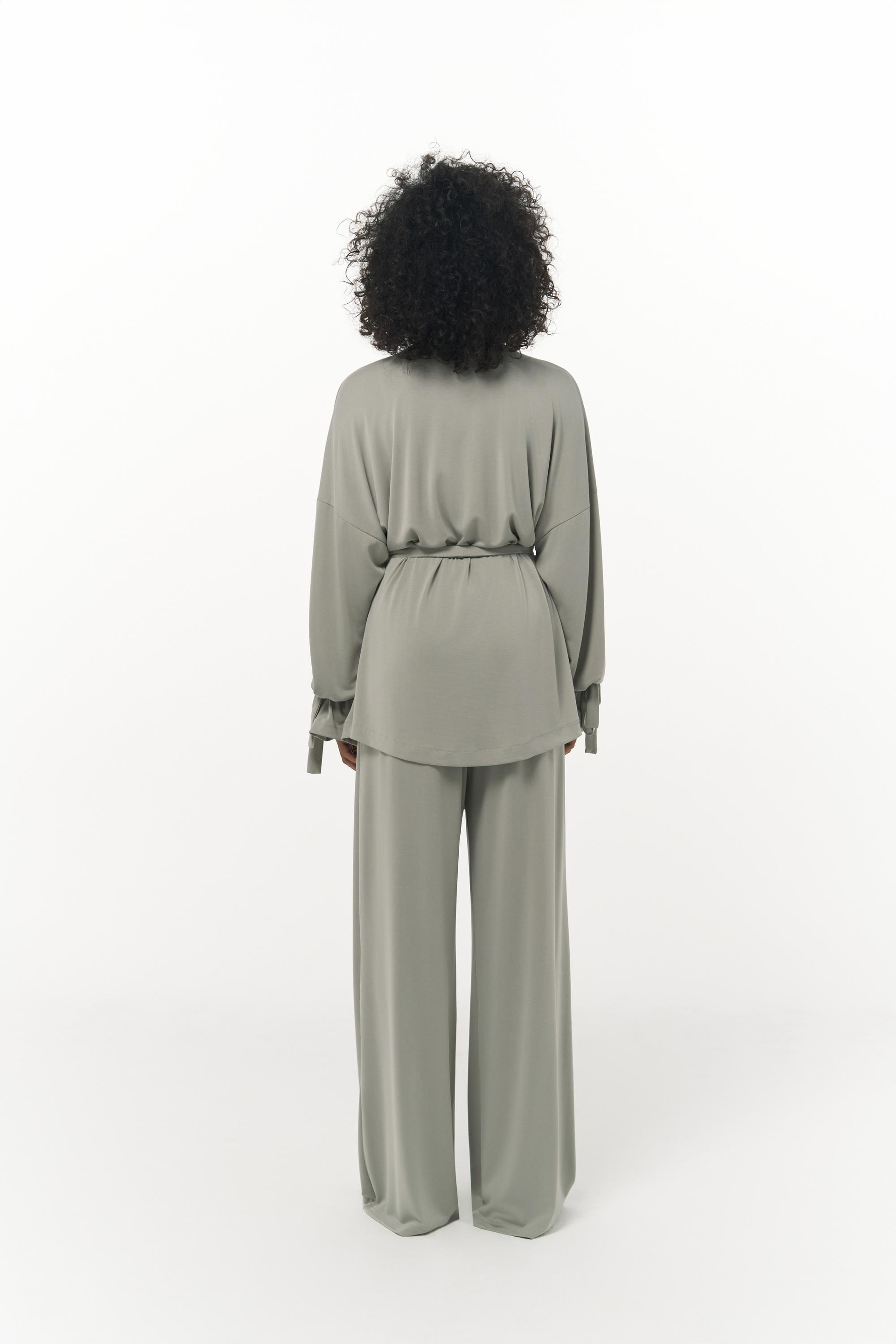 Donna Kimono Pantolon Mint Takım 