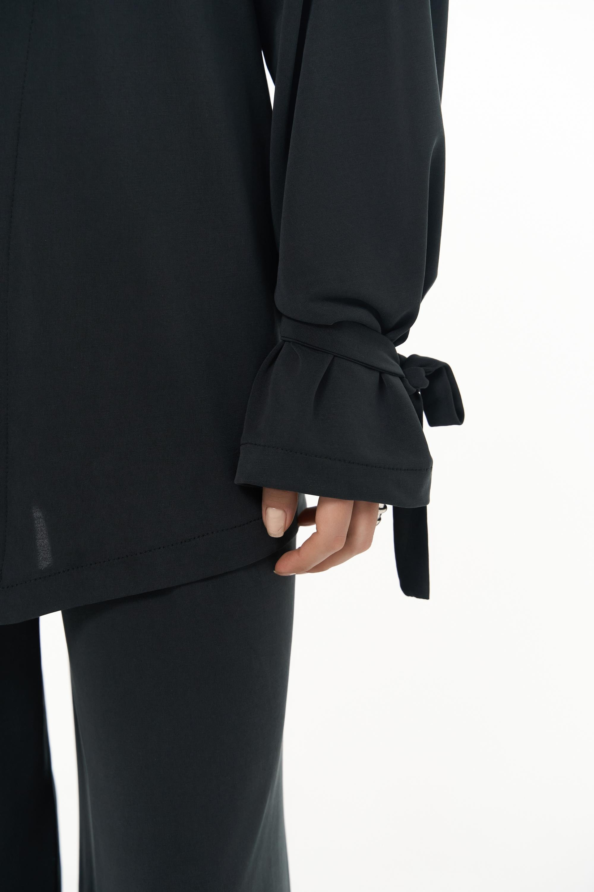 Donna Kimono Pantolon Siyah Takım