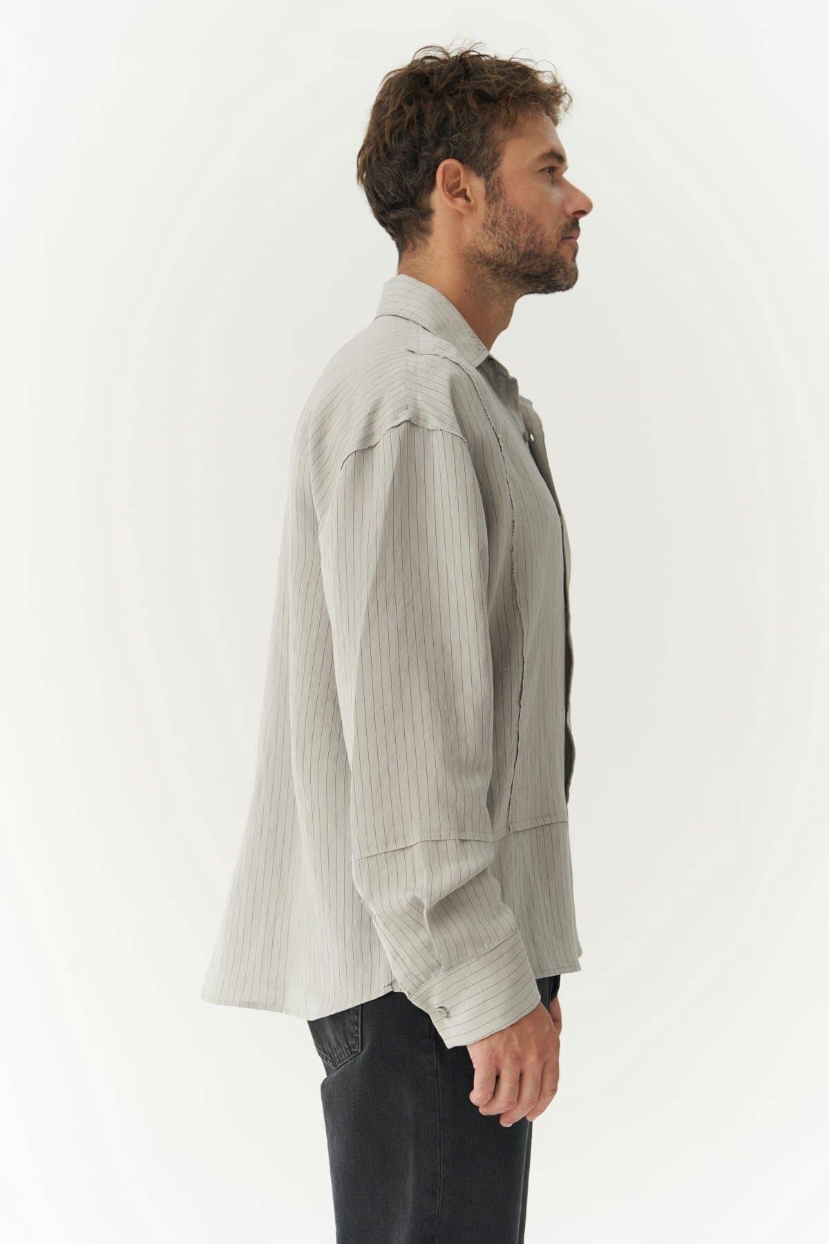 Dylan Men's Gray Shirt   