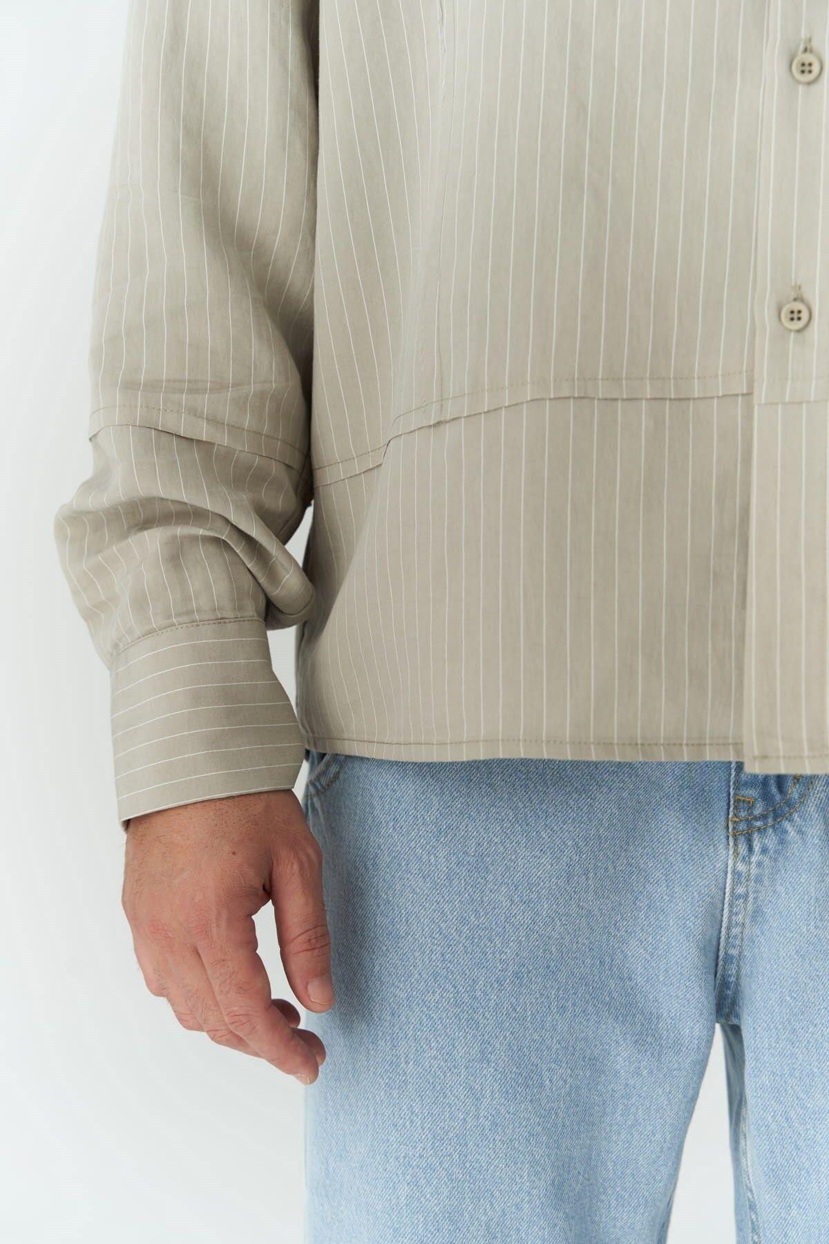 Dylan Men's Light Khaki Shirt  