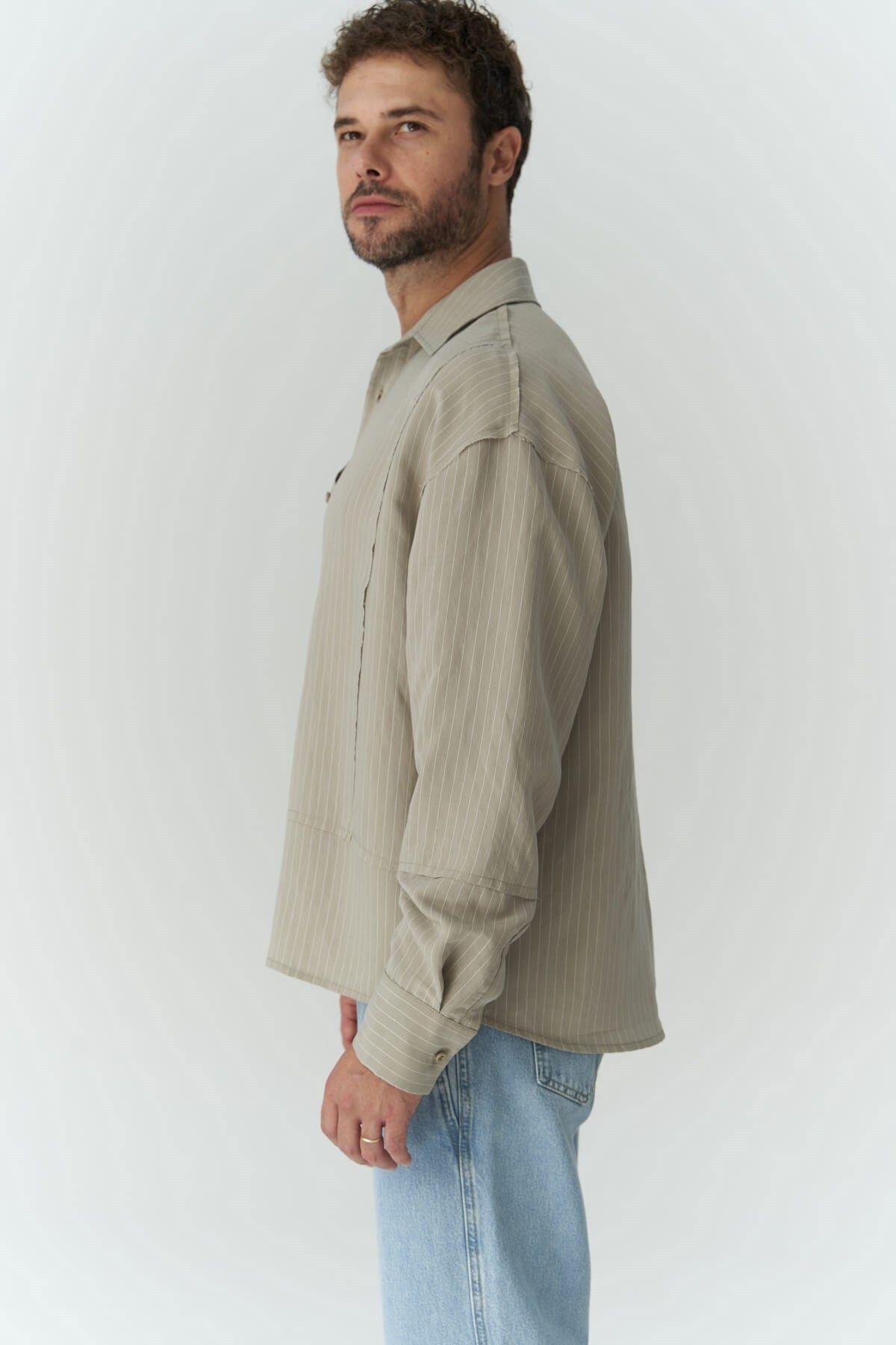 Dylan Men's Light Khaki Shirt  