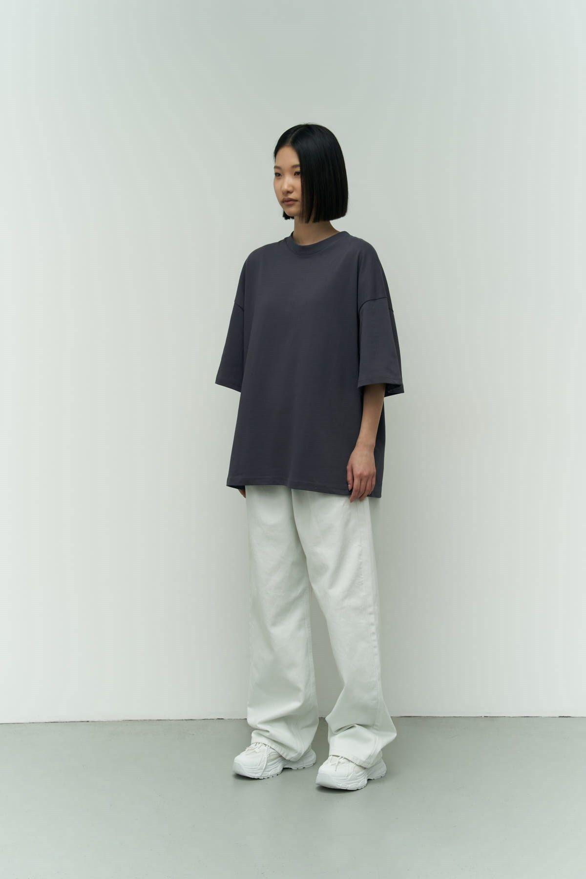 Eat Sleep Anthracite Oversize T-Shirt
