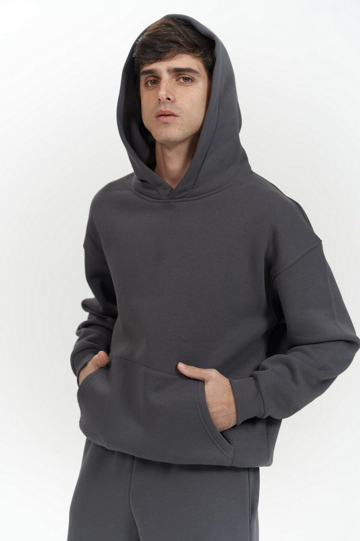 Edward Anthracite Men's Hoodie Tracksuit