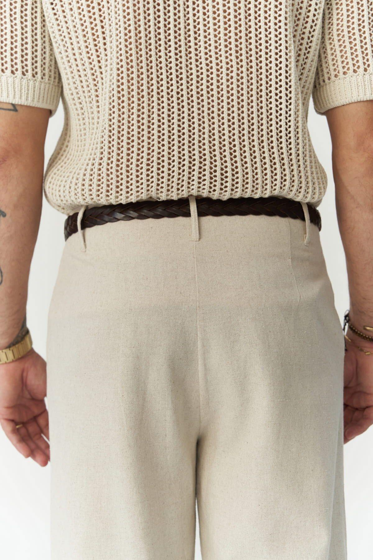 Elliot Men's Beige Trousers