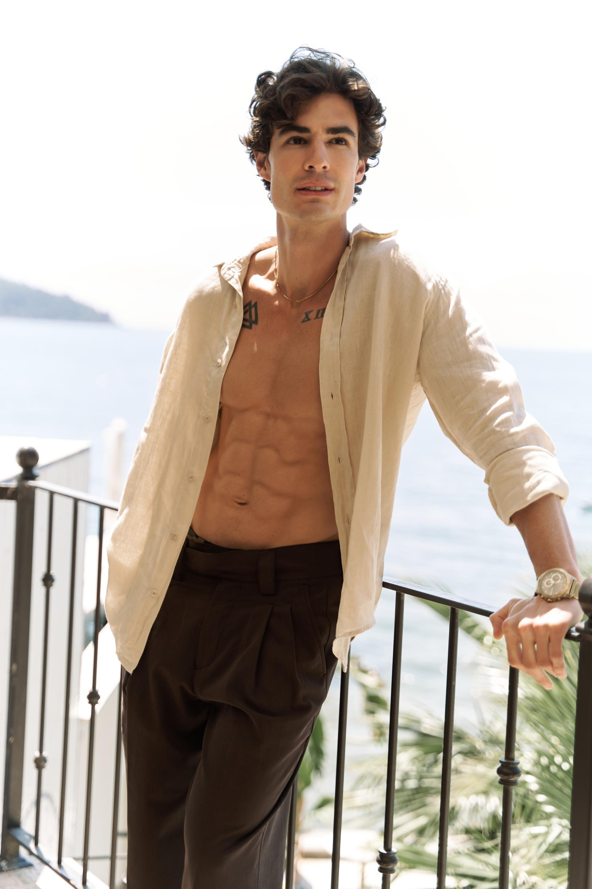 Enrico Kemer Detay Kahve Erkek Pantolon