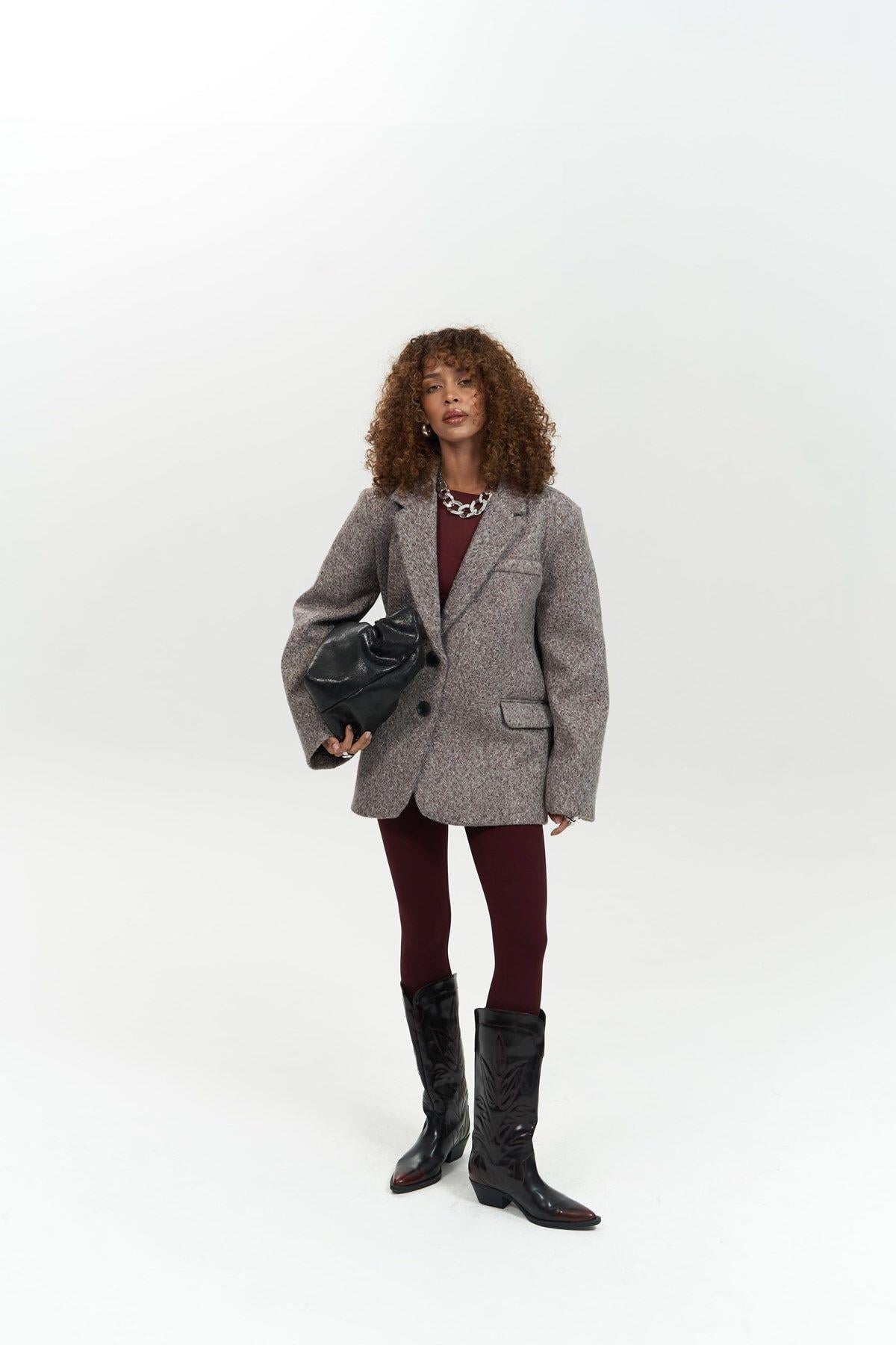 Mai Collection Enzo Brown Blazer