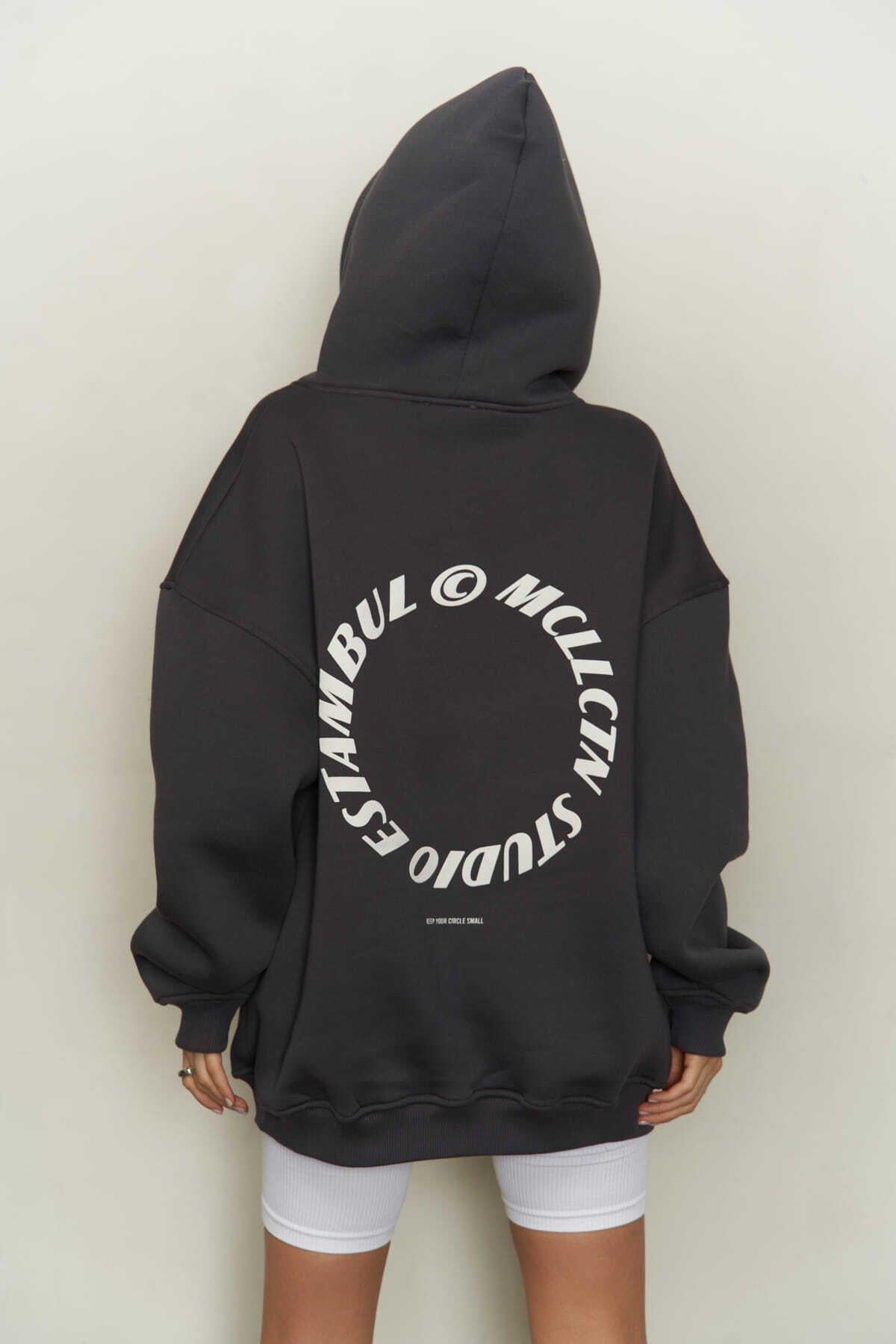 MCLLCTN Estambul Anthracite Oversize Unisex Sweatshirt