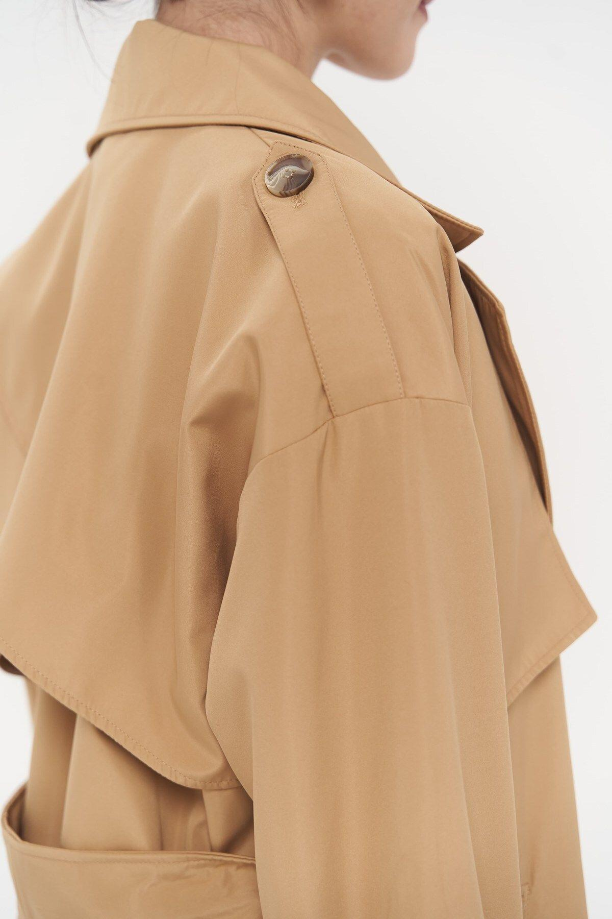 Femme Yellow Oversize Trenchcoat