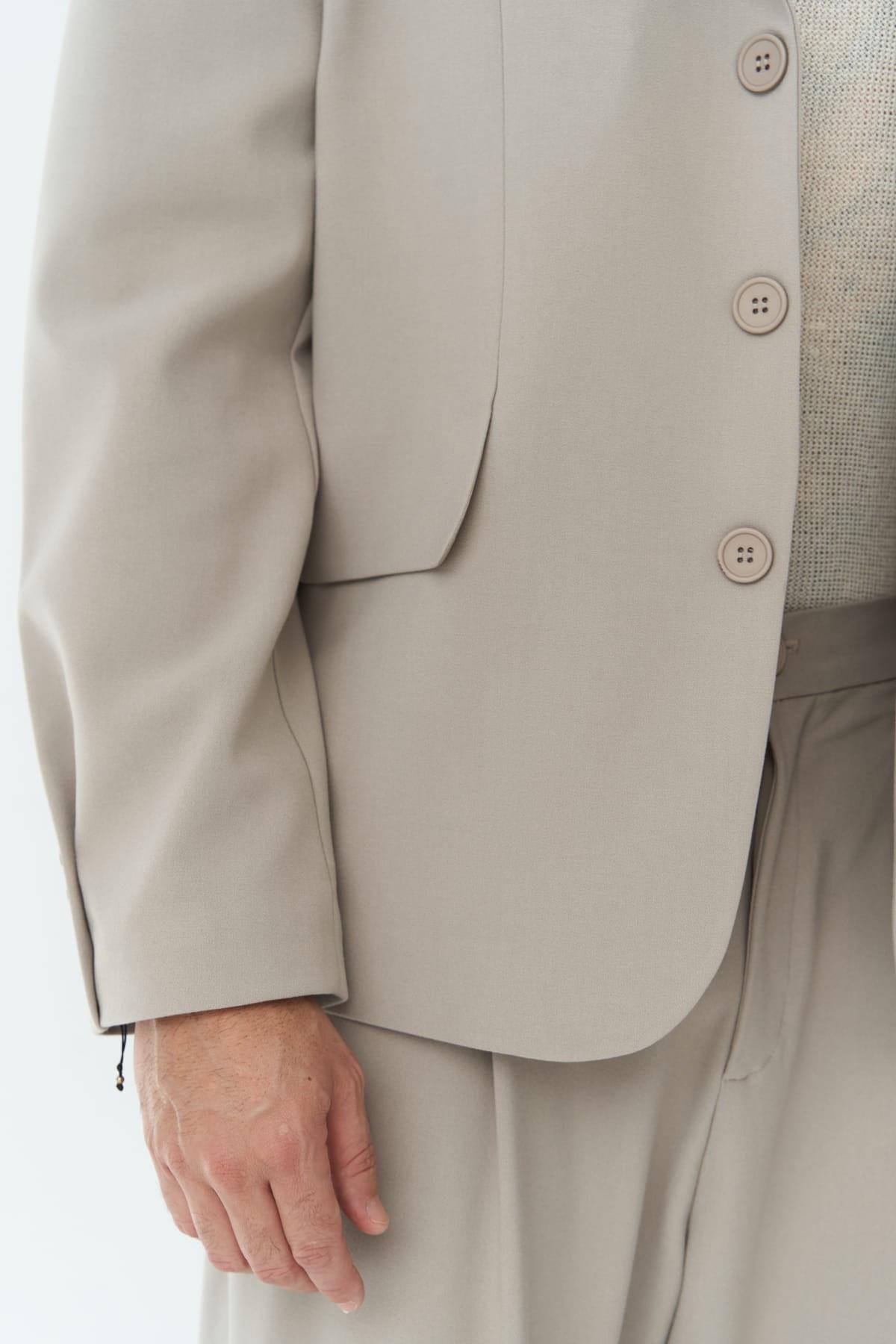 Gabriel Gri Erkek Ceket Pantolon Takım