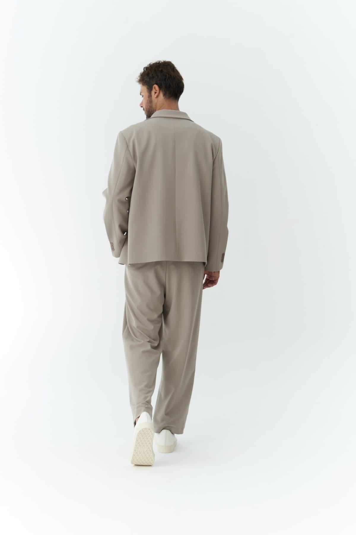 Gabriel Gri Erkek Ceket Pantolon Takım