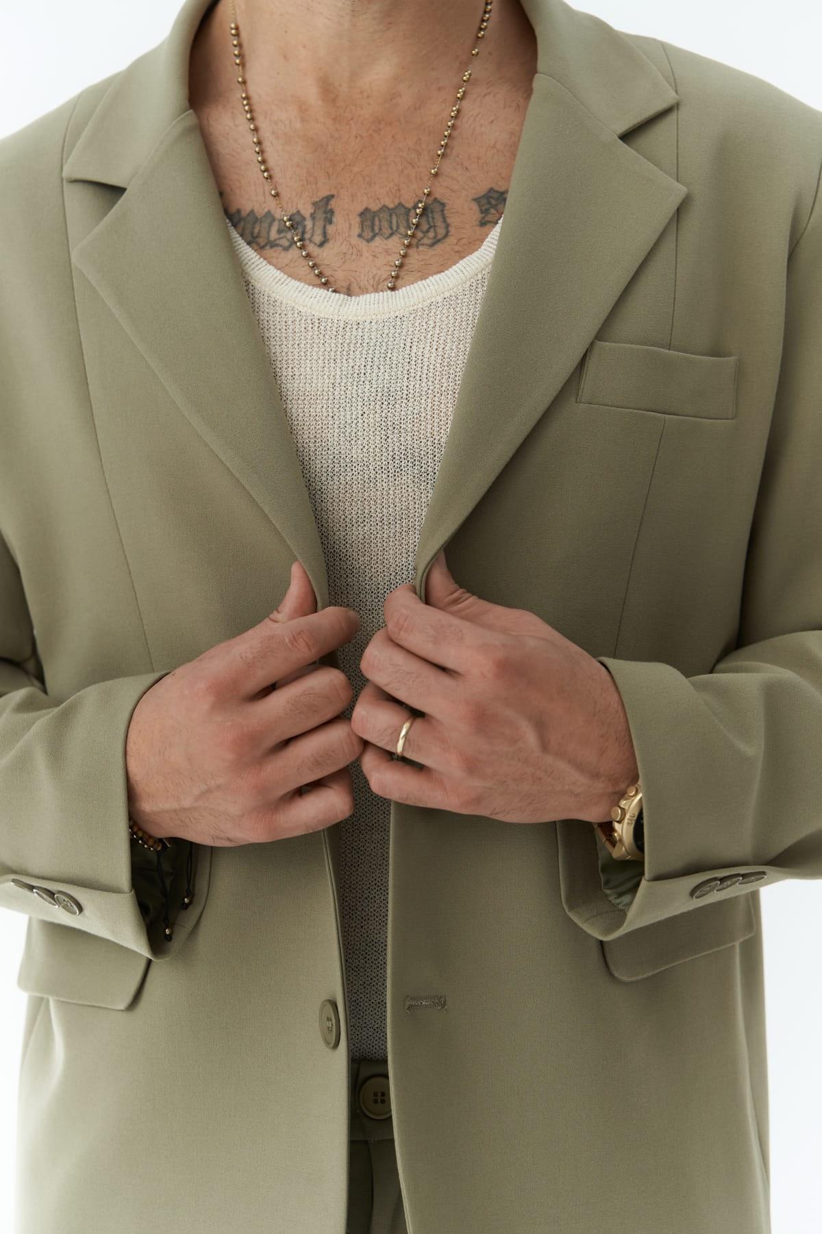 Gabriel Men's Khaki Suit