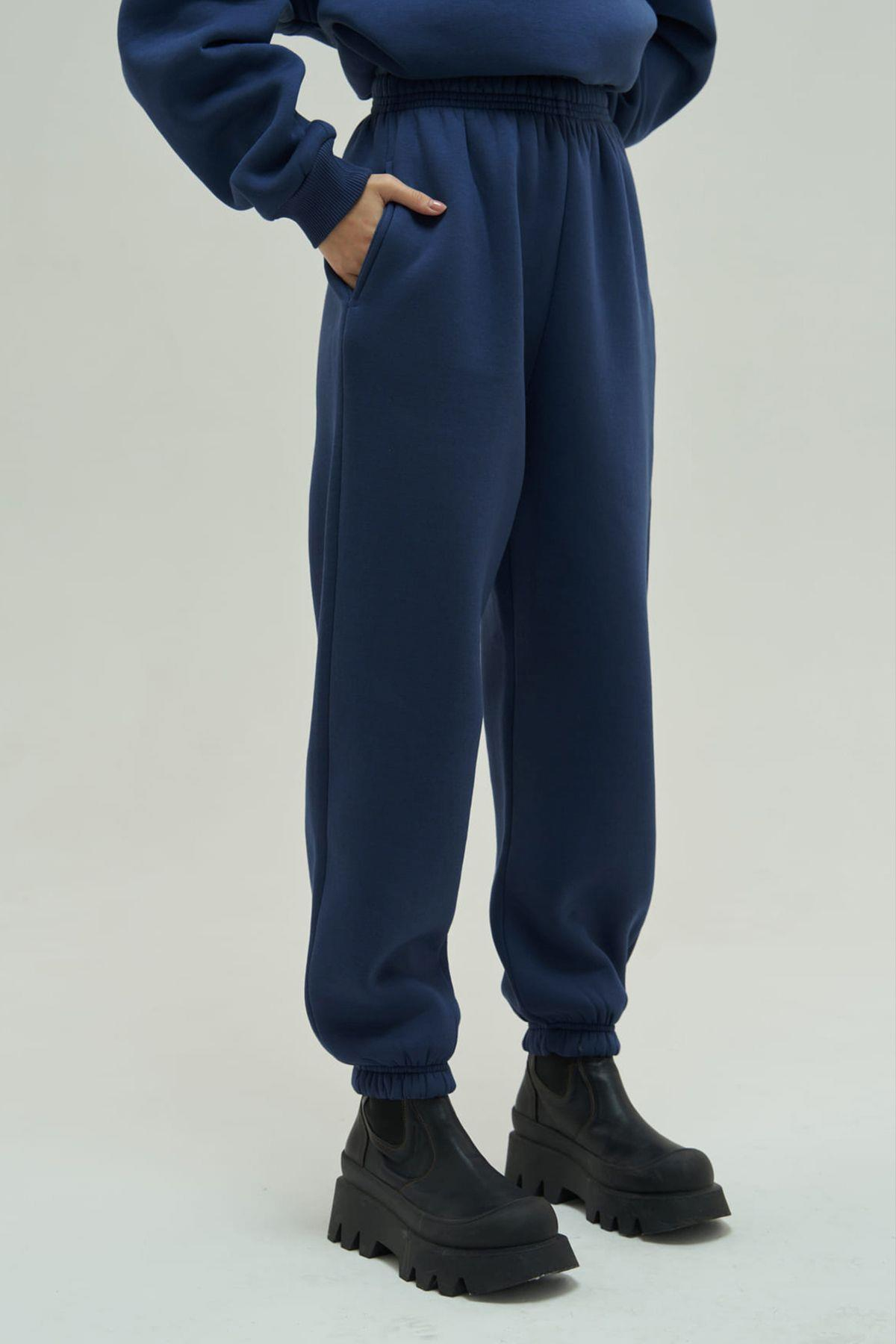 Gambol Lacivert Oversize Eşofman Takım