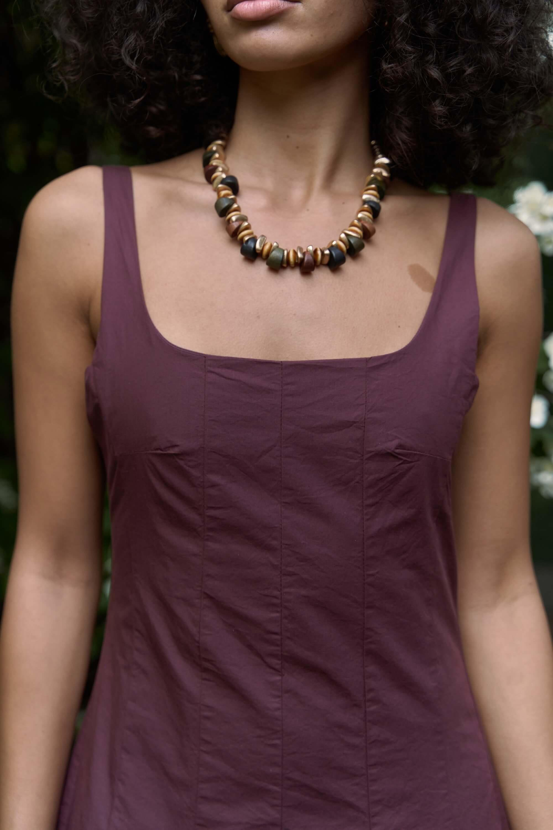 Garda Uzun Bordo Balon Elbise