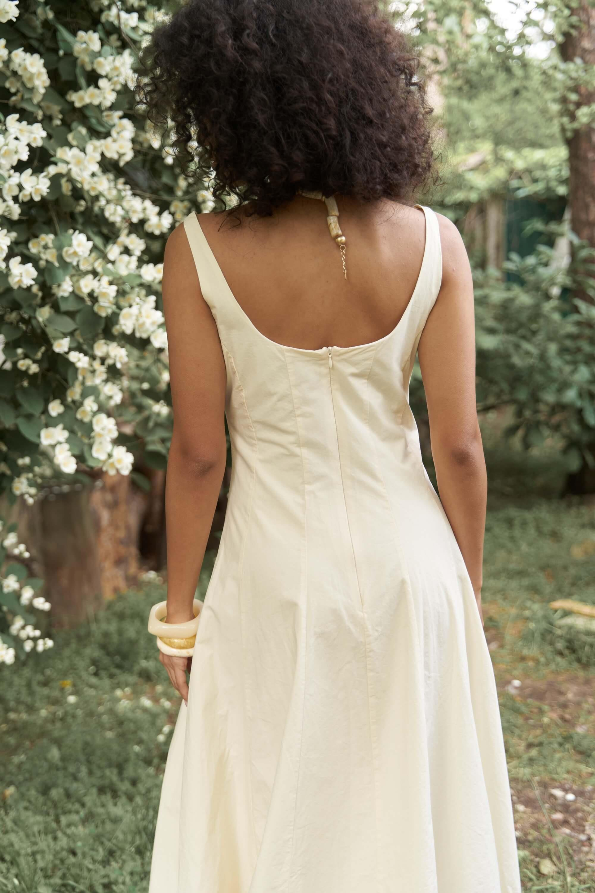 Garda Uzun Sarı Balon Elbise