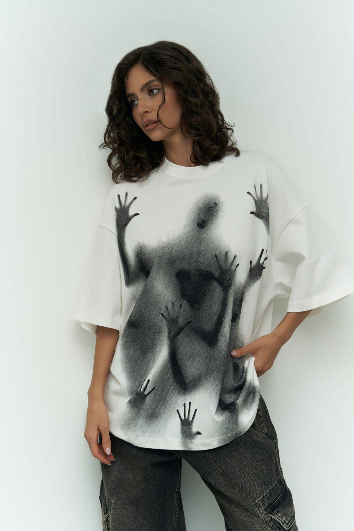Ghost White Oversize T-Shirt