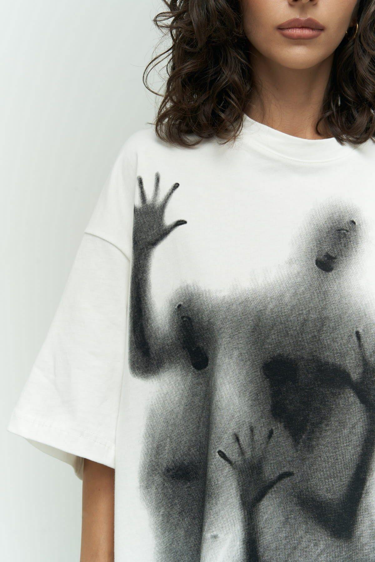 Ghost White Oversize T-Shirt