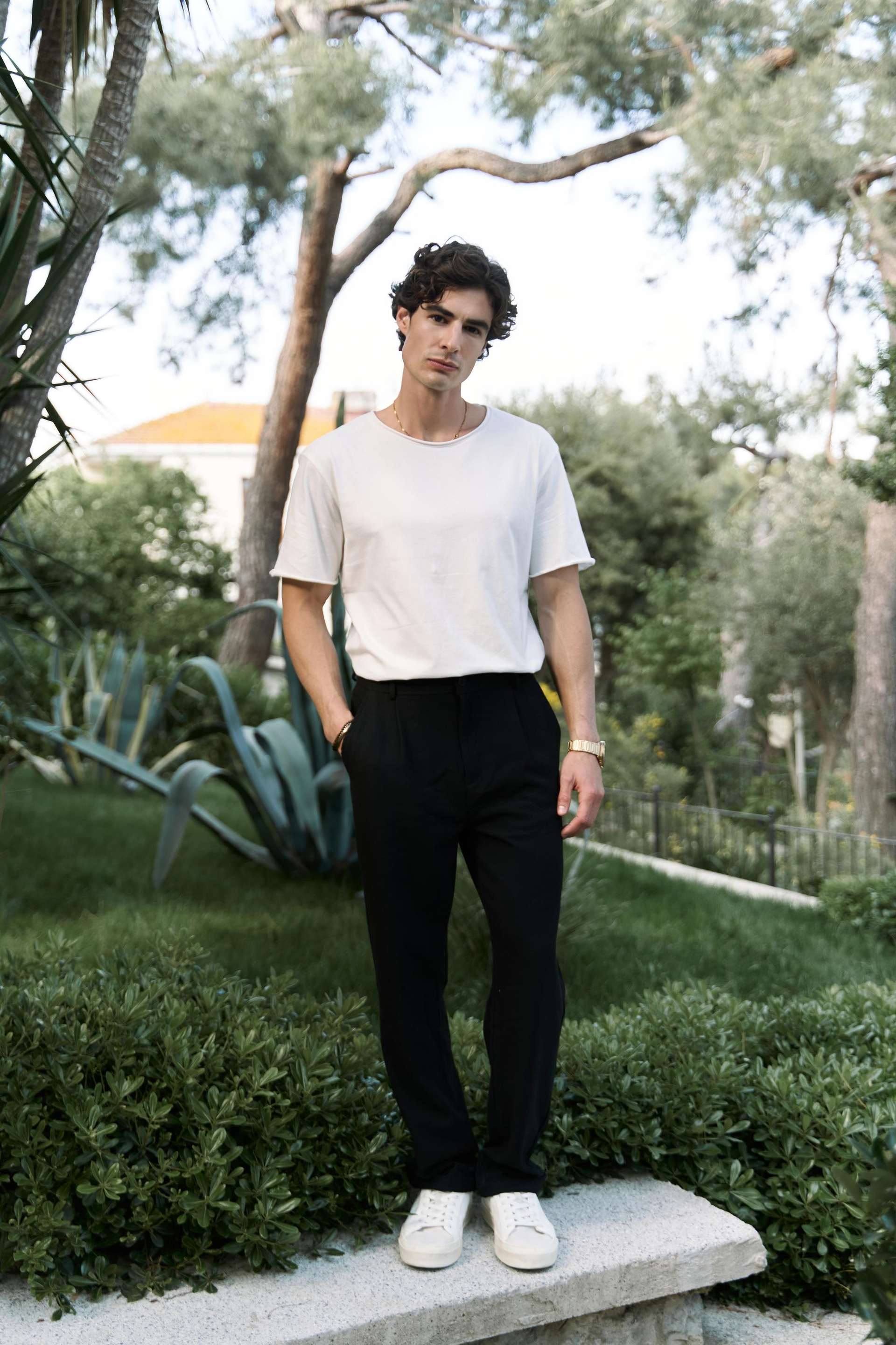 Glenn Men's Black Trousers