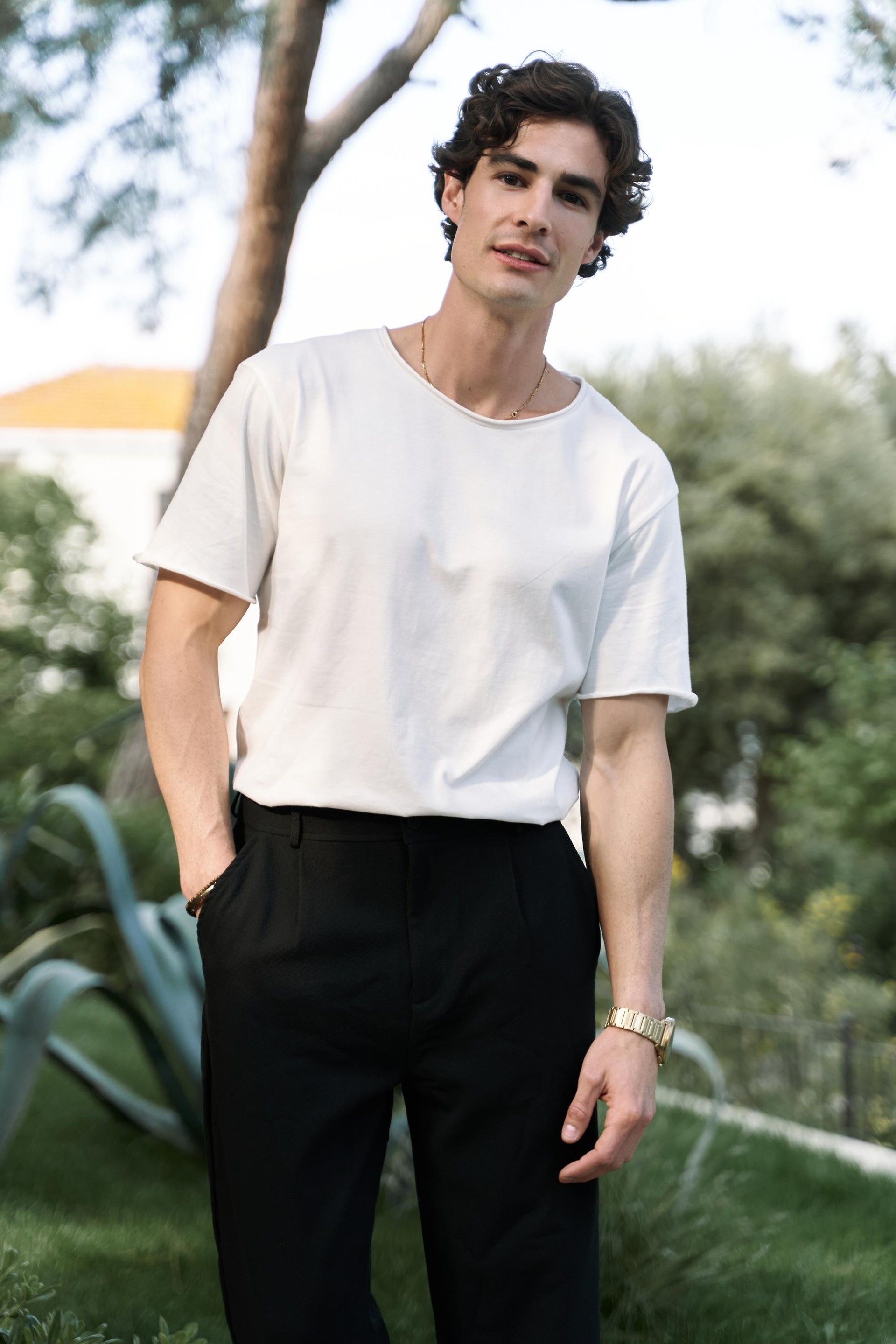 Glenn Men's Black Trousers